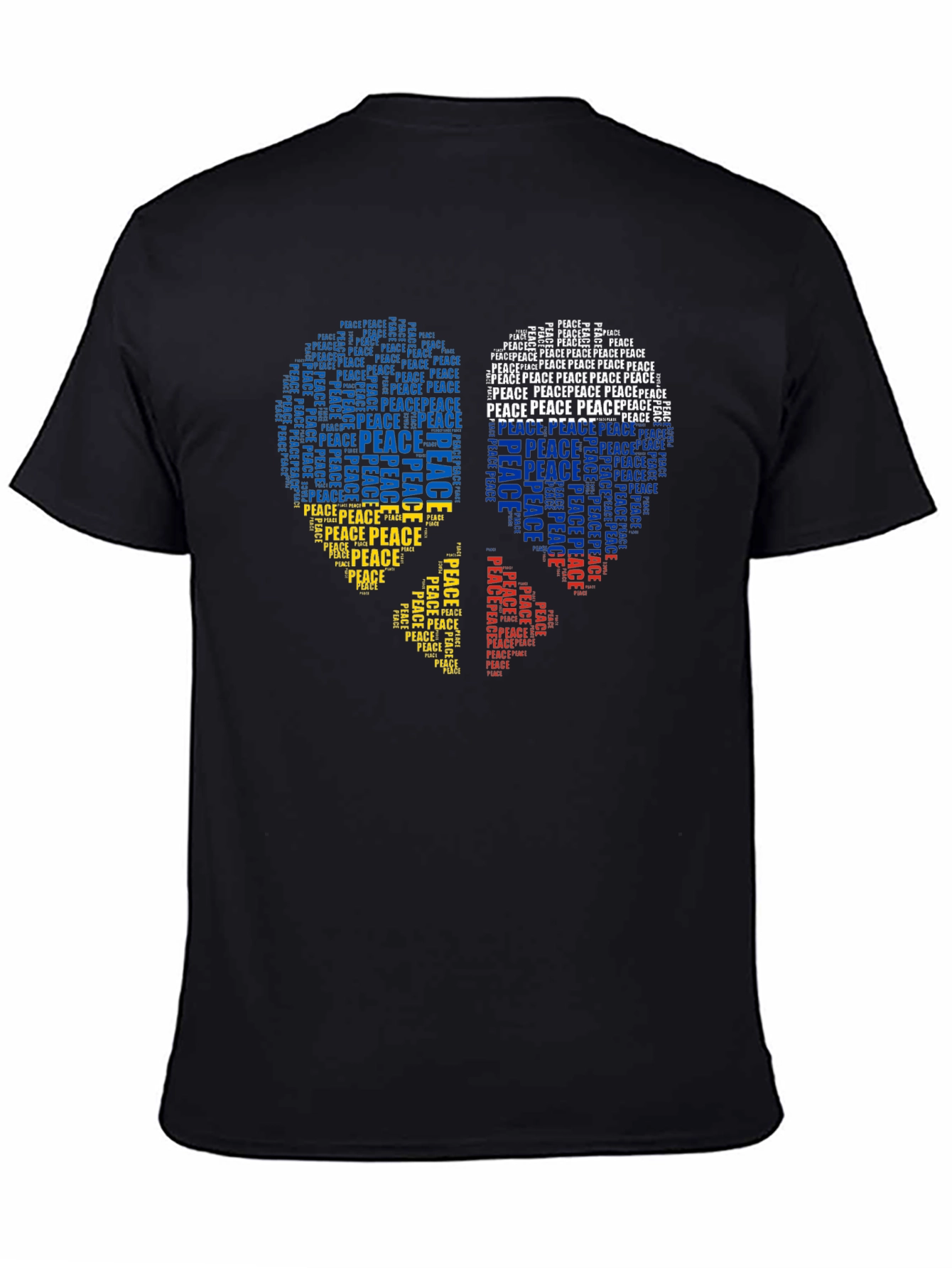 Peace T-Shirt - Ukraine Russia Heart Design