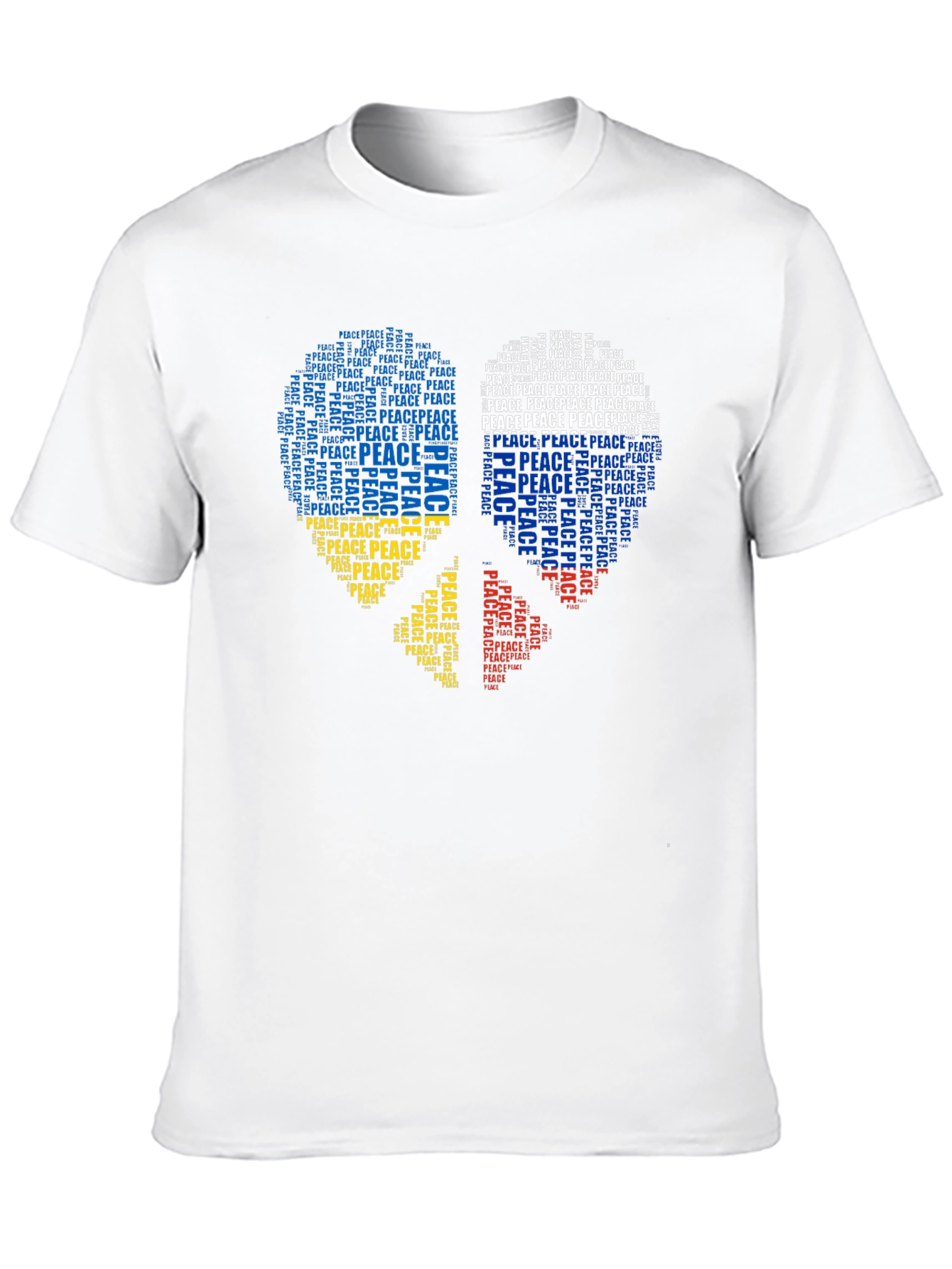 Peace T-Shirt - Ukraine Russia Heart Design