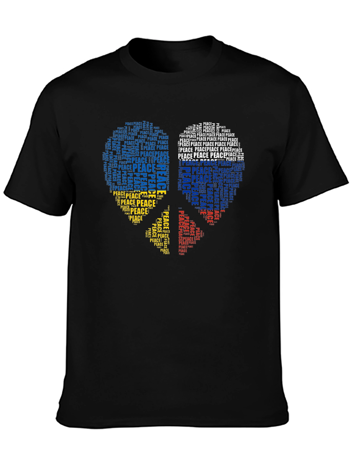 Peace T-Shirt - Ukraine Russia Heart Design