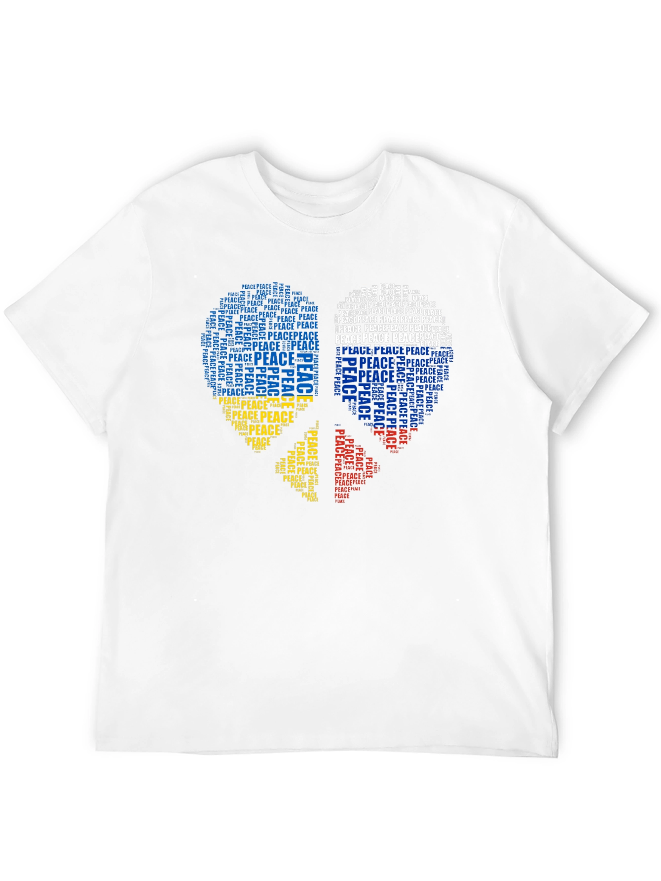 Peace T-Shirt - Ukraine Russia Heart Design