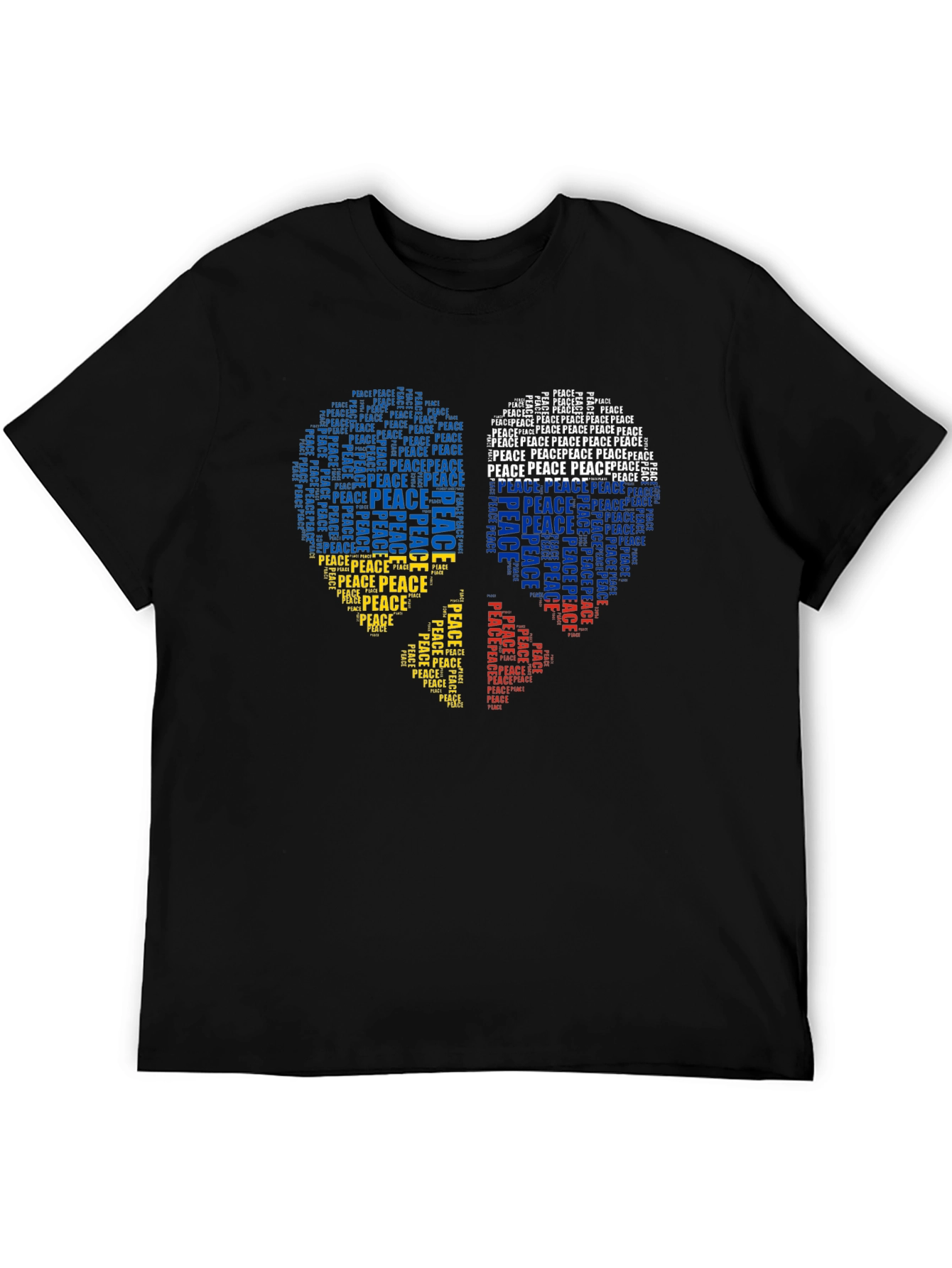 Peace T-Shirt - Ukraine Russia Heart Design
