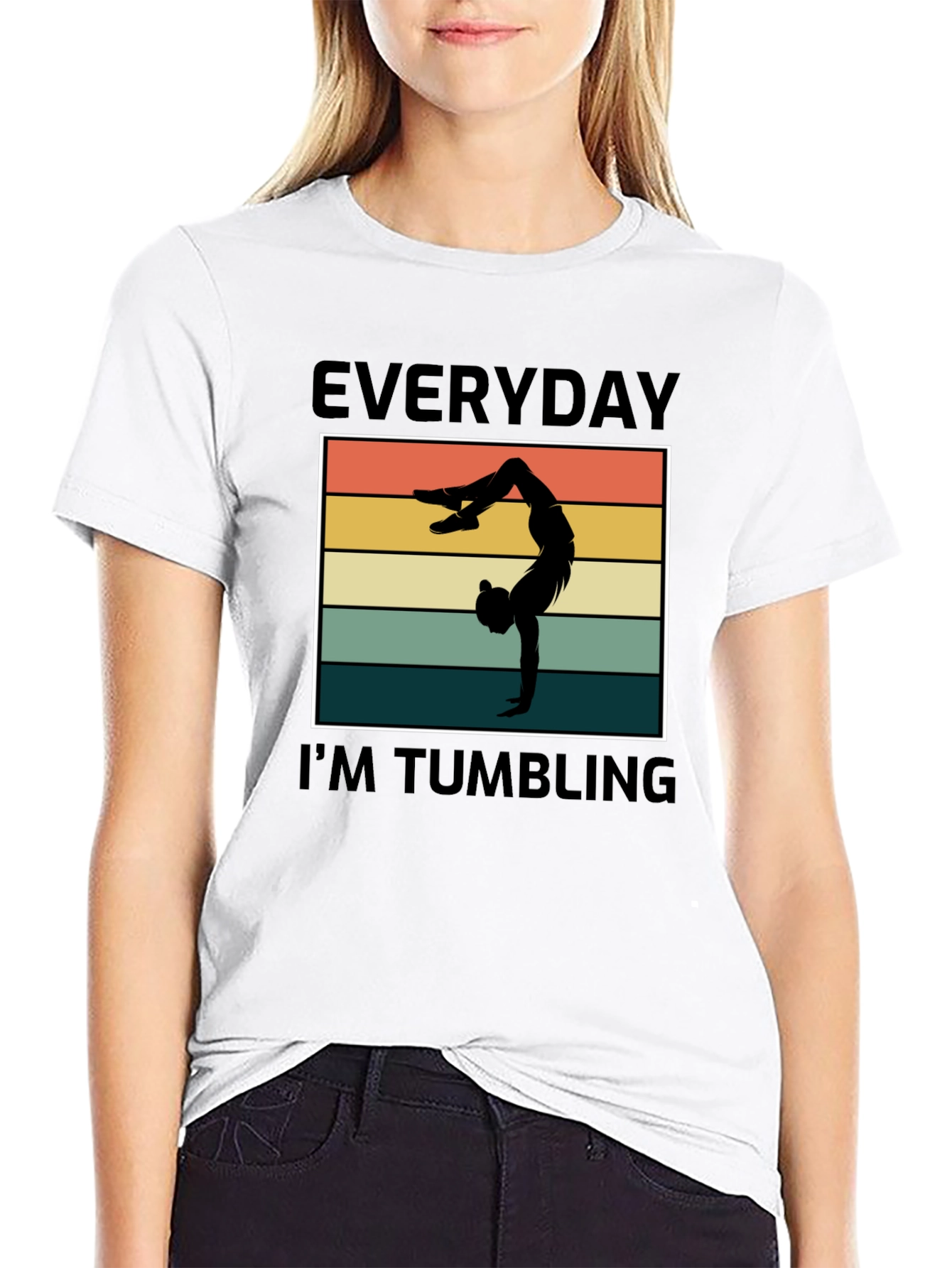 Everyday Im Tumbling Graphic Tee