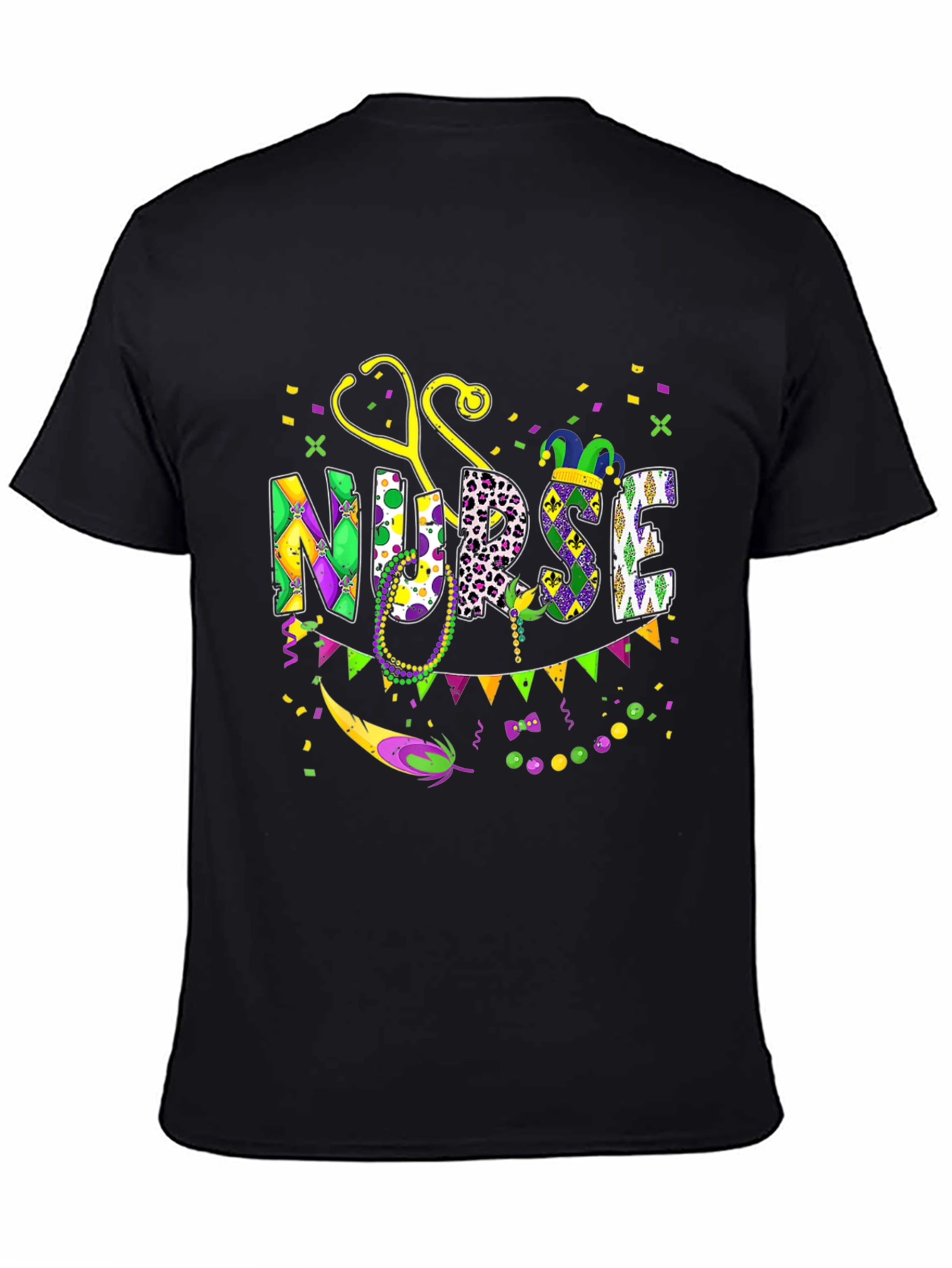 Mardi Gras Nurse T-Shirt