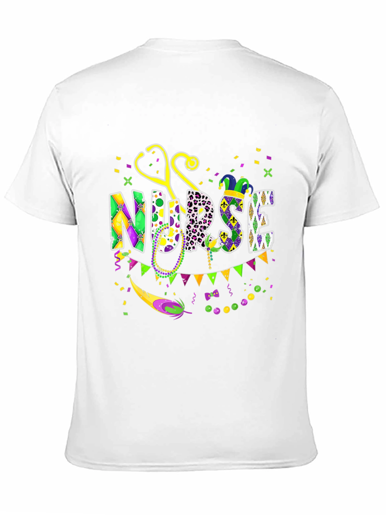 Mardi Gras Nurse T-Shirt