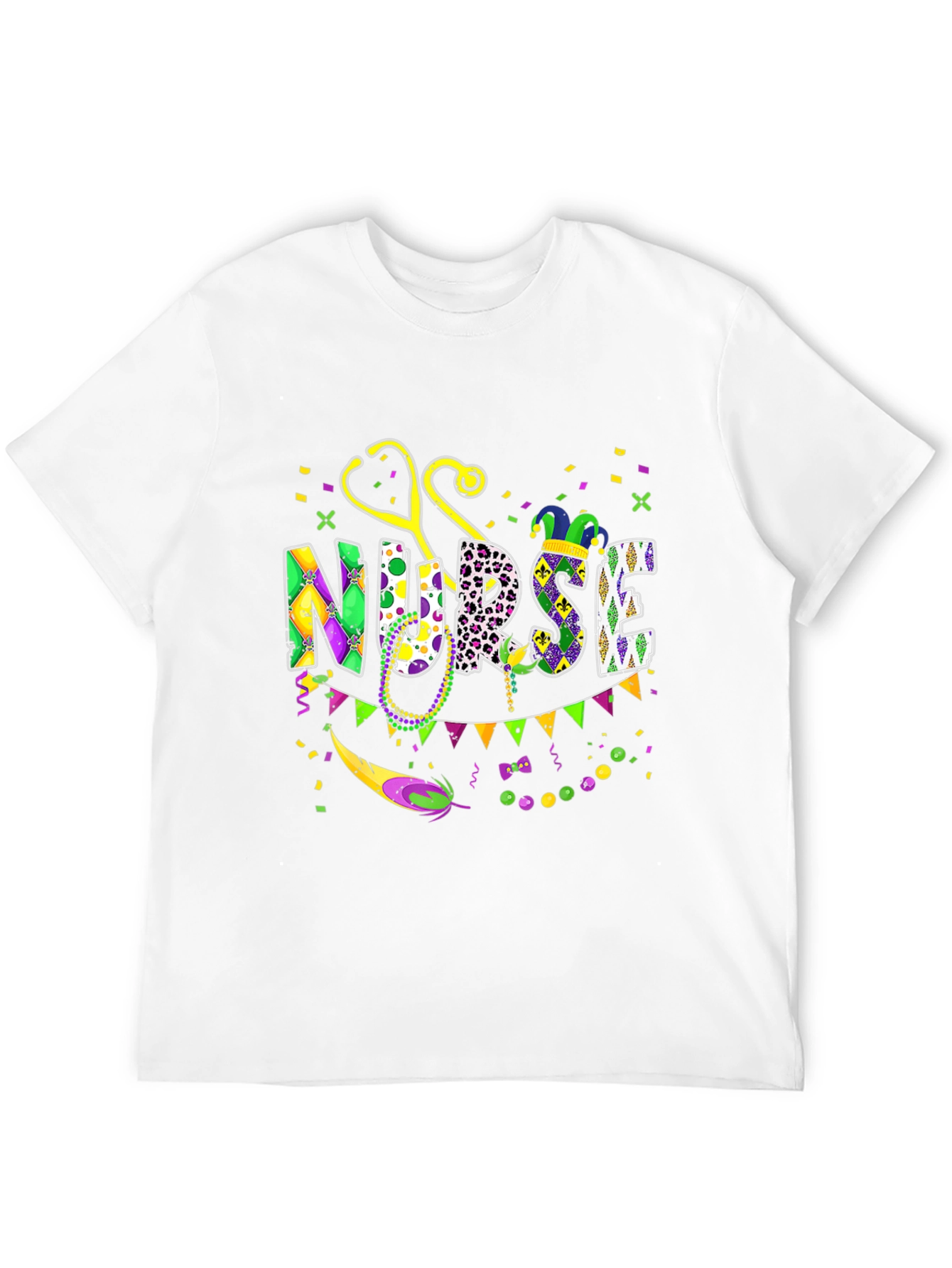 Mardi Gras Nurse T-Shirt