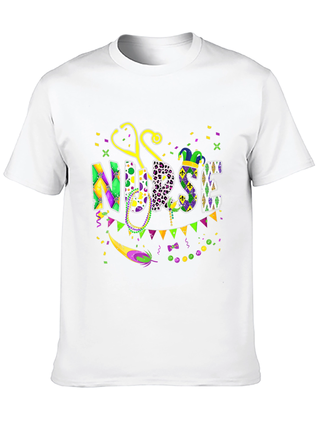 Mardi Gras Nurse T-Shirt