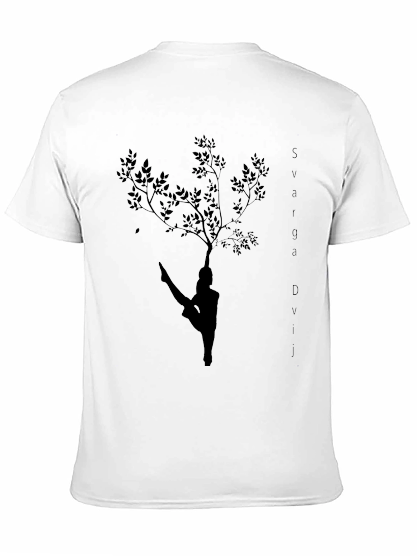 Yoga Tree Black T-Shirt - Flexible Style