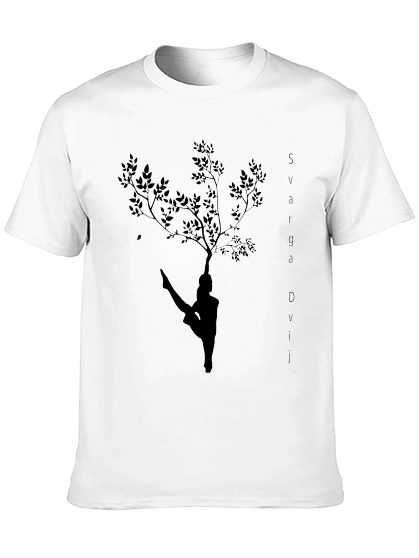 Yoga Tree Black T-Shirt - Flexible Style