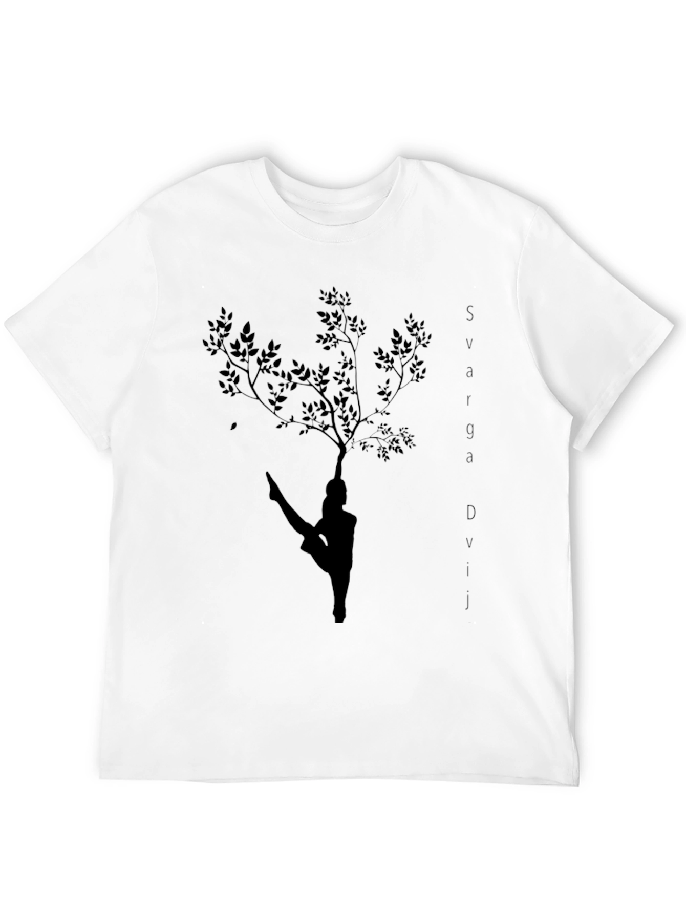 Yoga Tree Black T-Shirt - Flexible Style