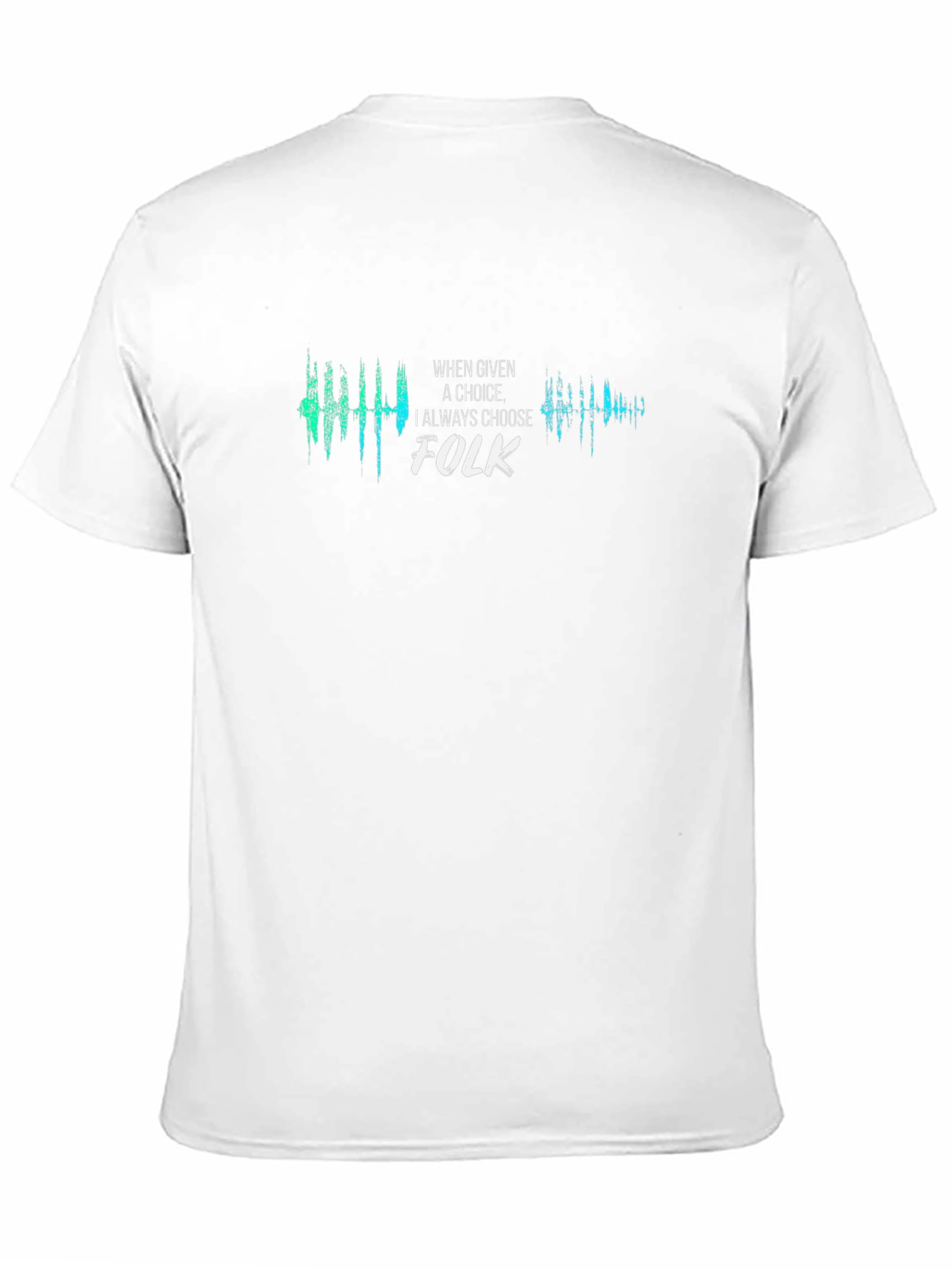 Folk Music Choice Graphic Tee - Stylish Black T-Shirt