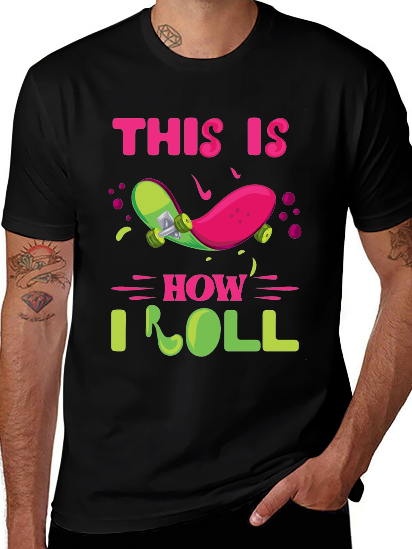 This Is How I Roll Skateboard T-Shirt