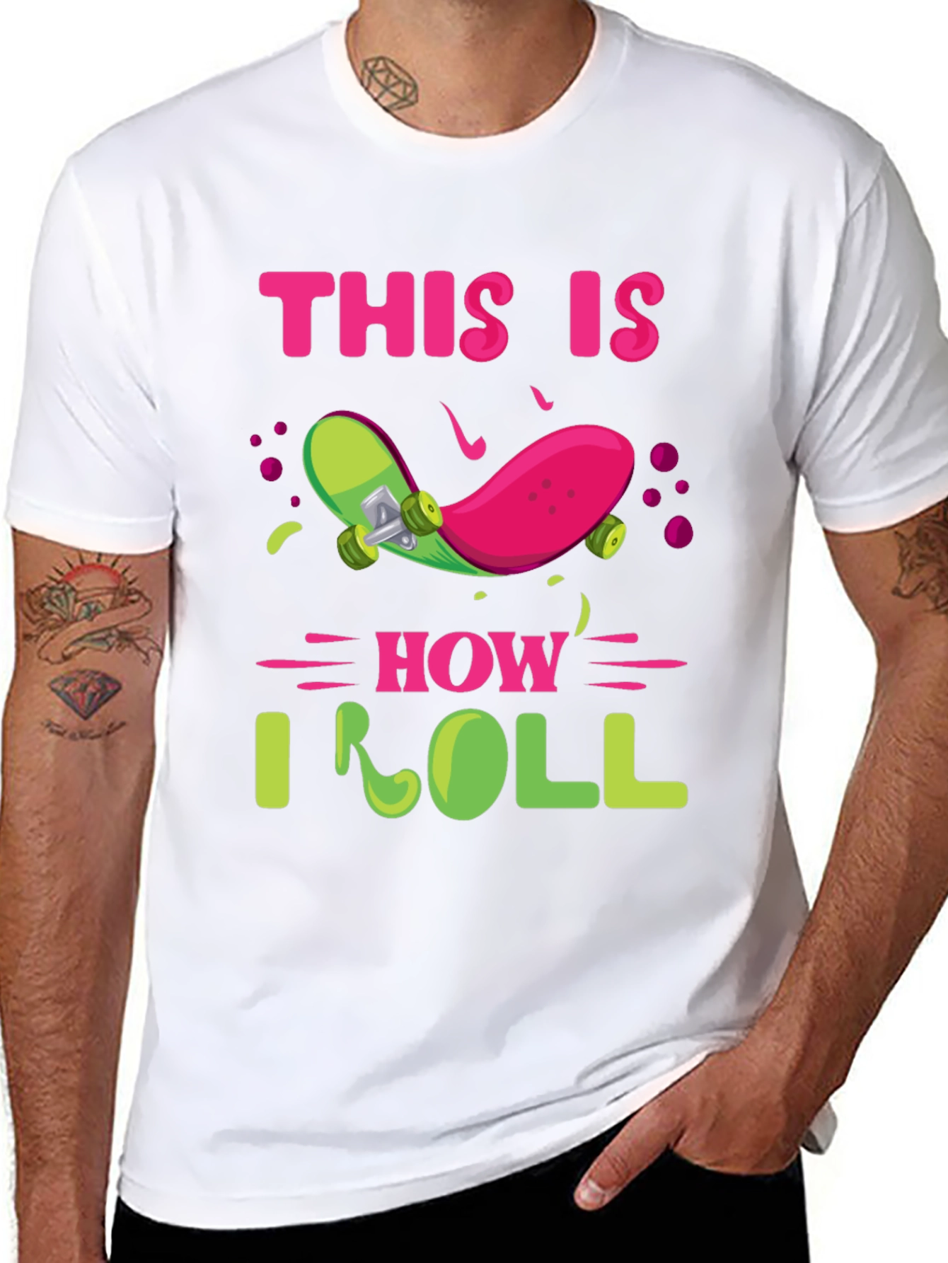 This Is How I Roll Skateboard T-Shirt
