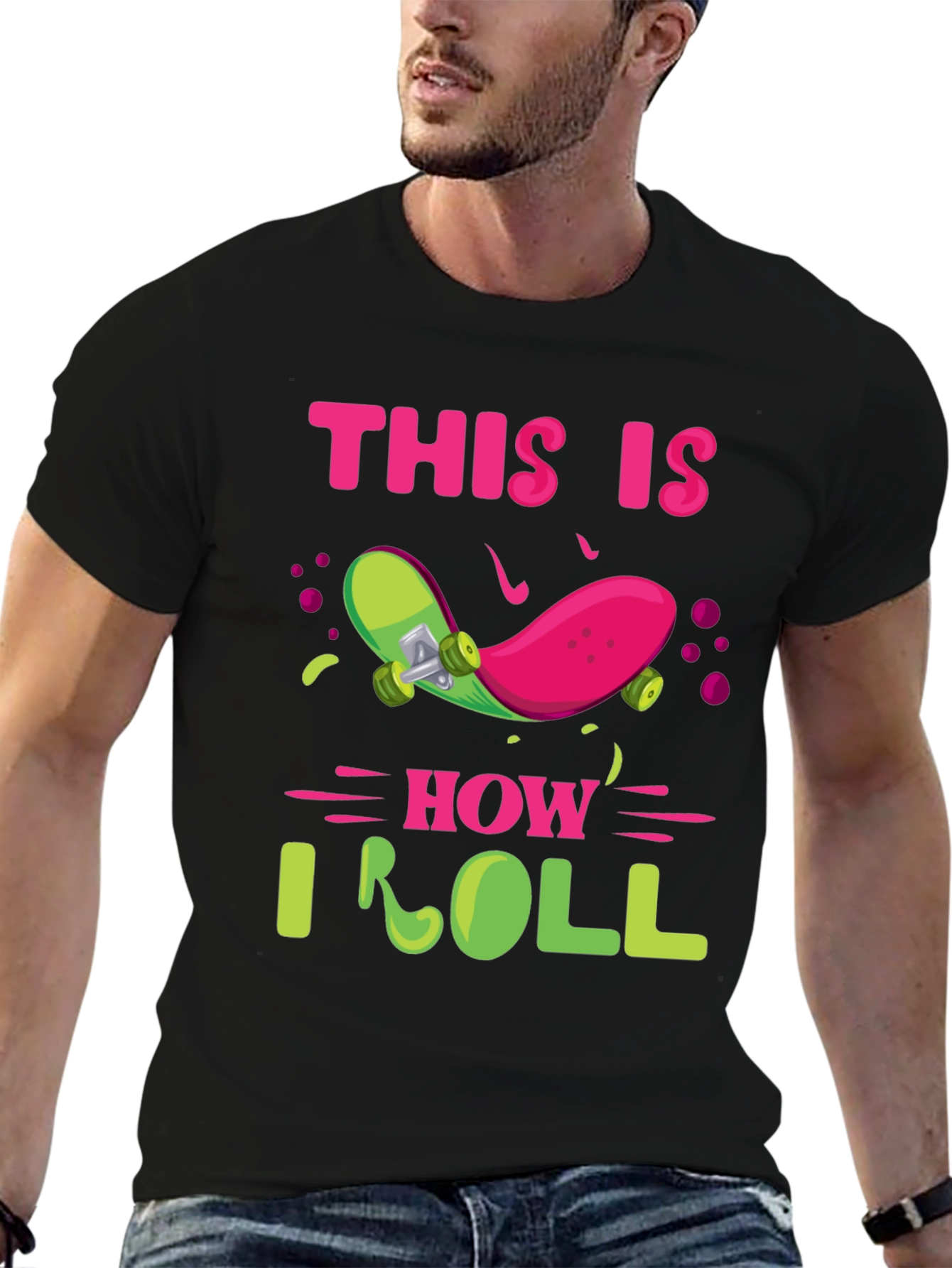 This Is How I Roll Skateboard T-Shirt