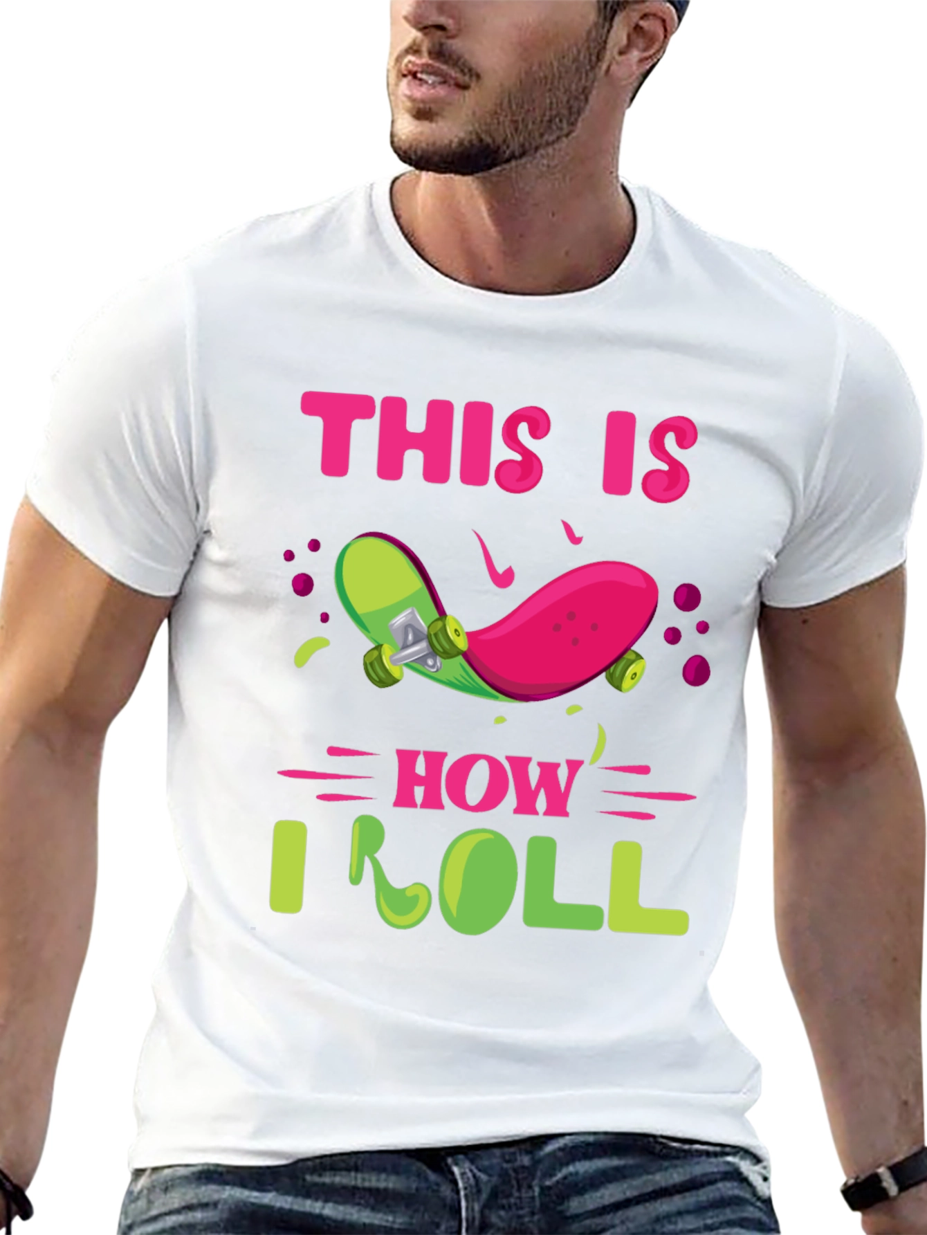 This Is How I Roll Skateboard T-Shirt