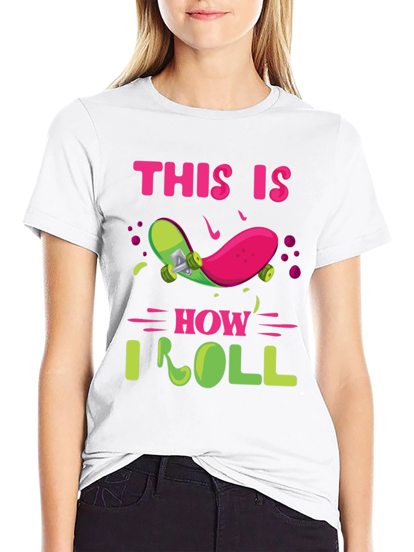 This Is How I Roll Skateboard T-Shirt