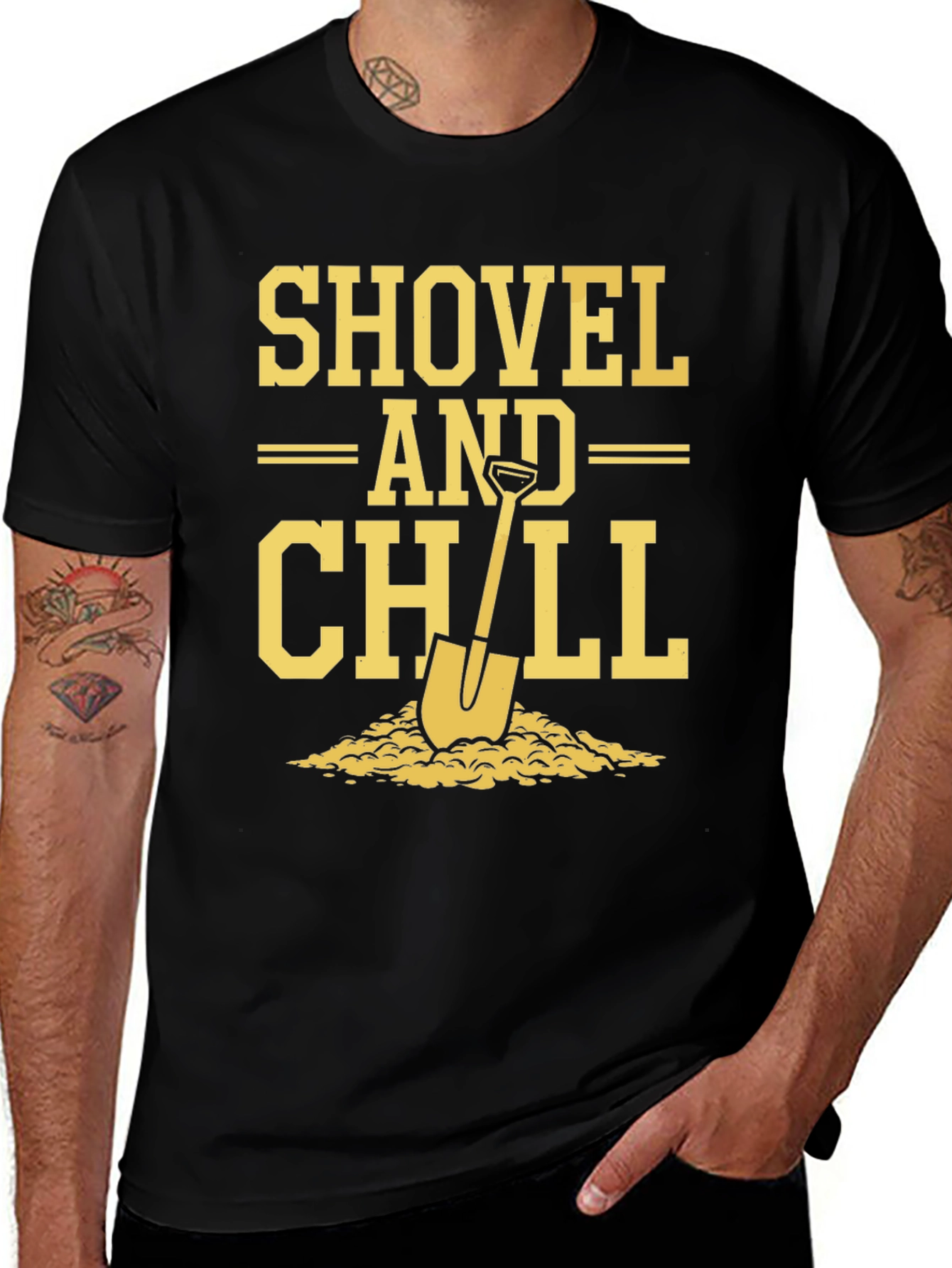 Shovel and Chill Graphic Tee