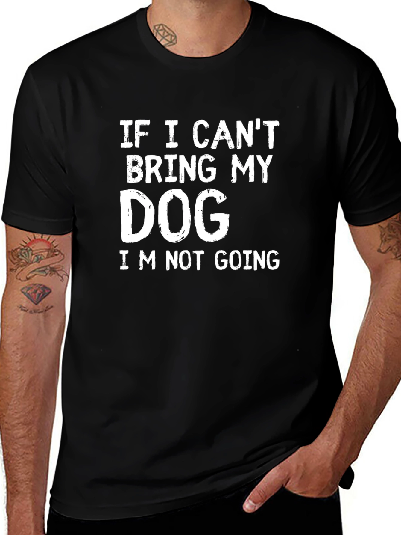 Dog Lover T-Shirt: If I Cant Bring My Dog...