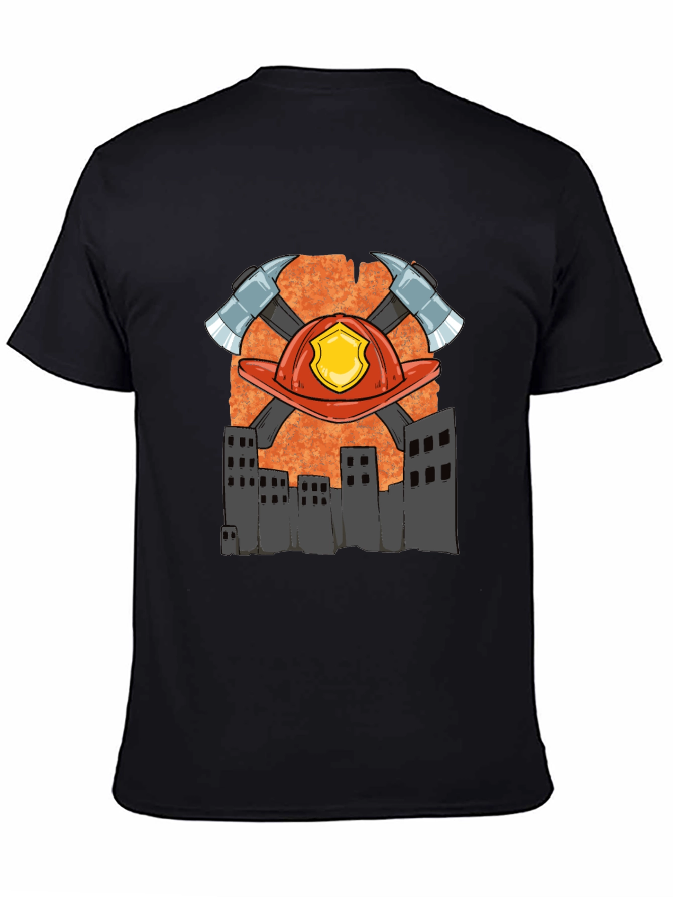 Firefighter Emblem Graphic T-Shirt
