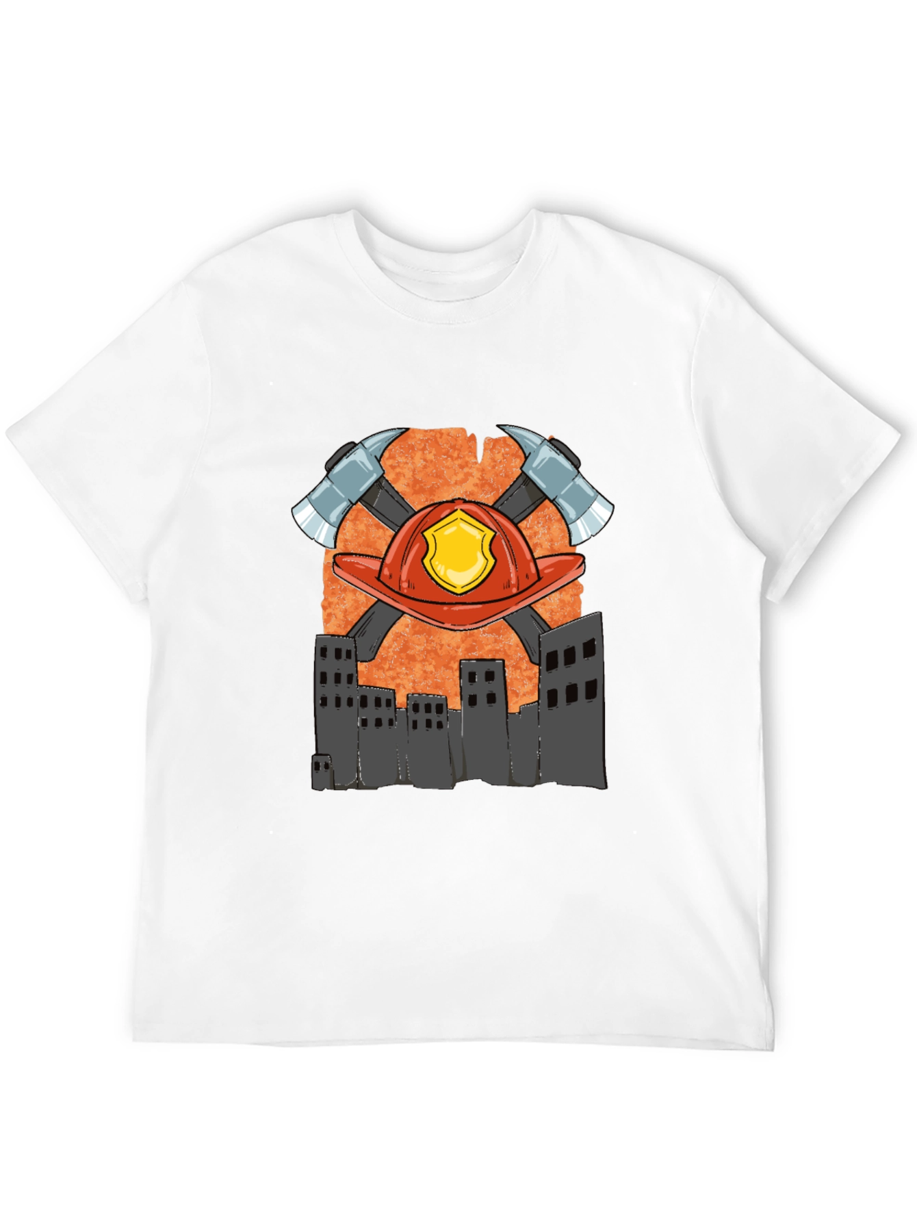 Firefighter Emblem Graphic T-Shirt