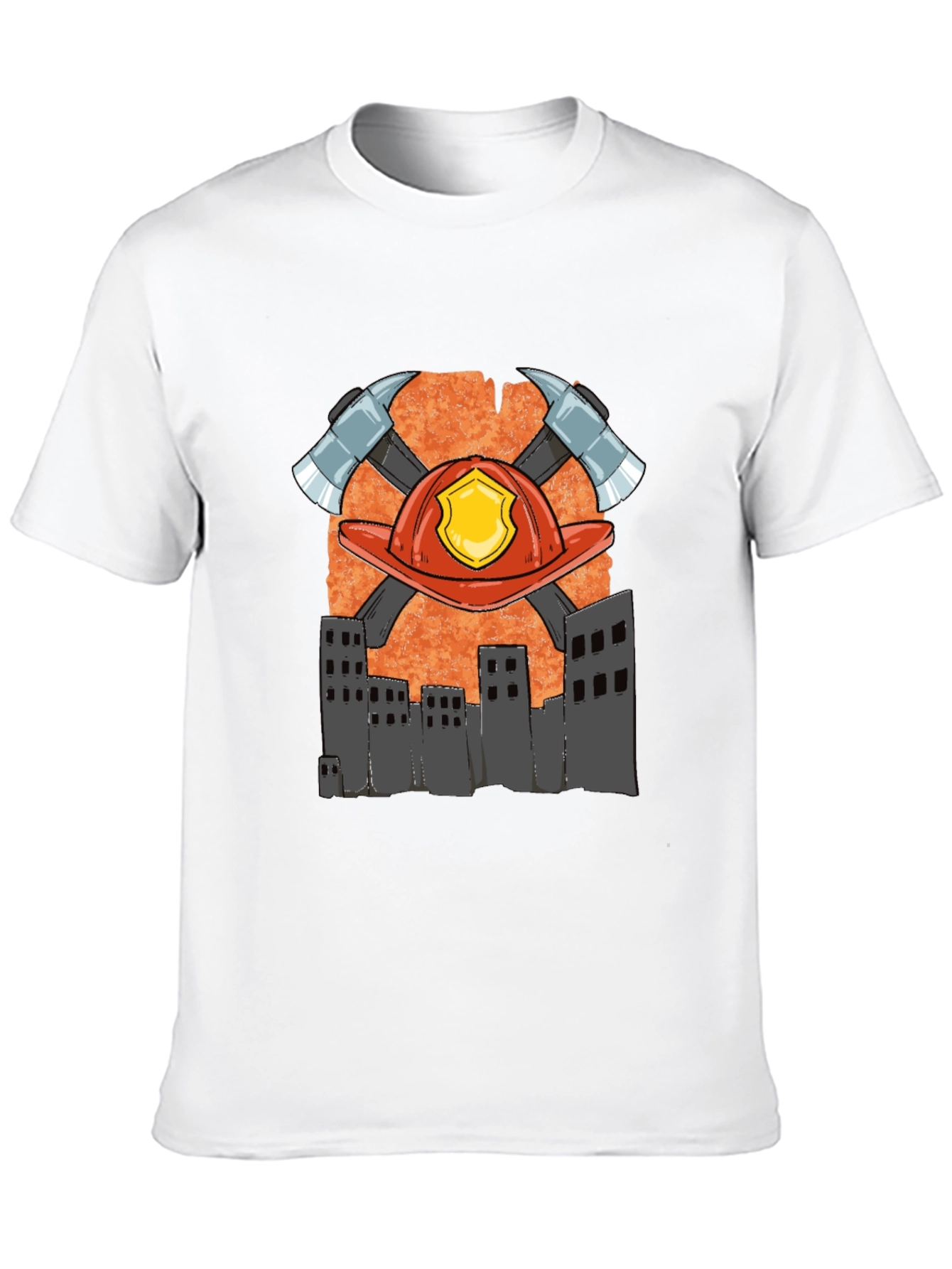 Firefighter Emblem Graphic T-Shirt