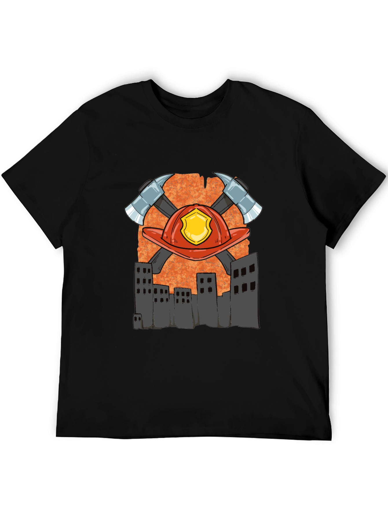 Firefighter Emblem Graphic T-Shirt