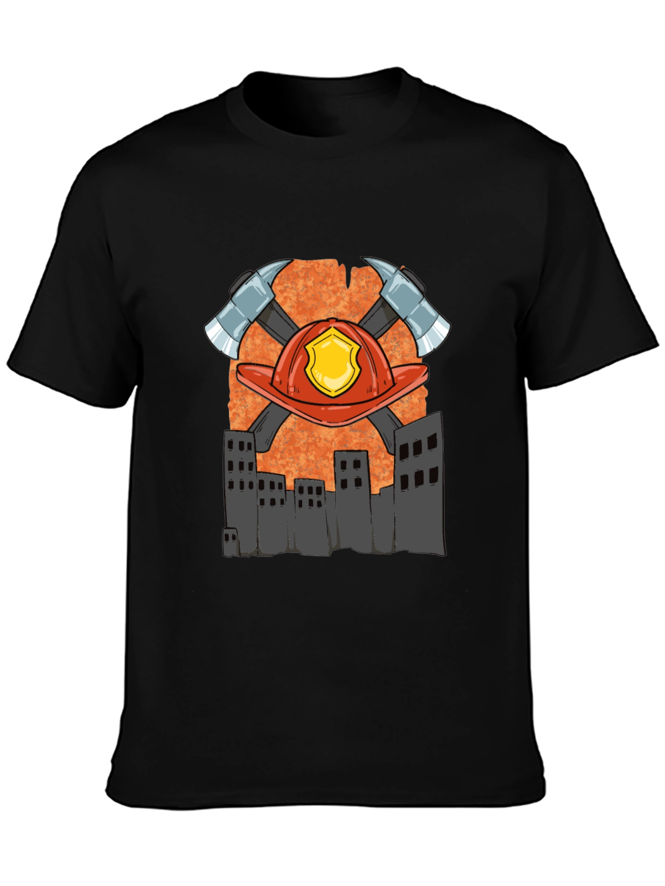 Firefighter Emblem Graphic T-Shirt