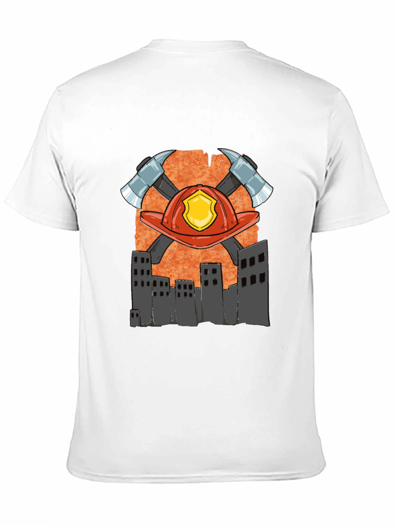 Firefighter Emblem Graphic T-Shirt