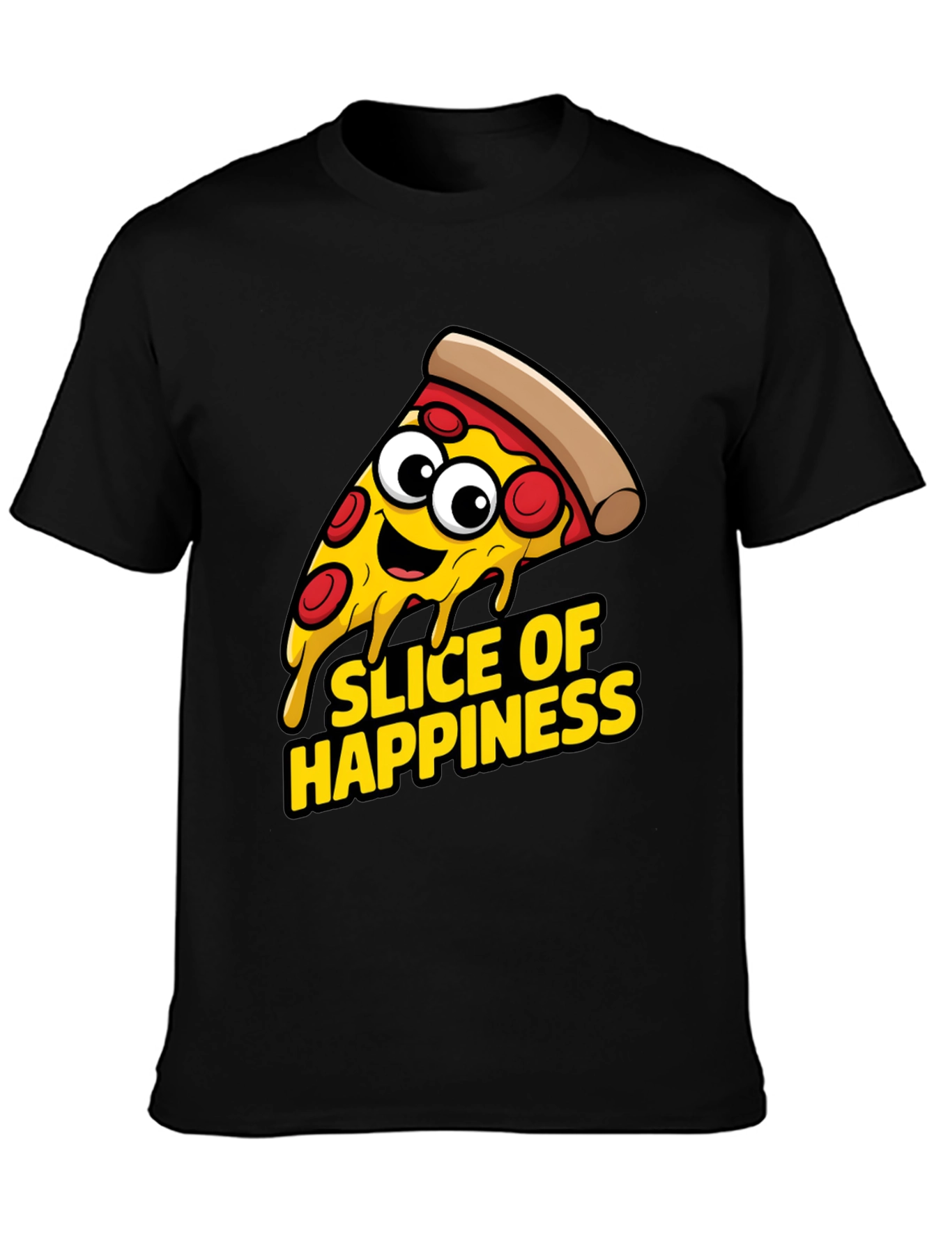 Slice of Happiness T-Shirt - Pizza Lover Apparel