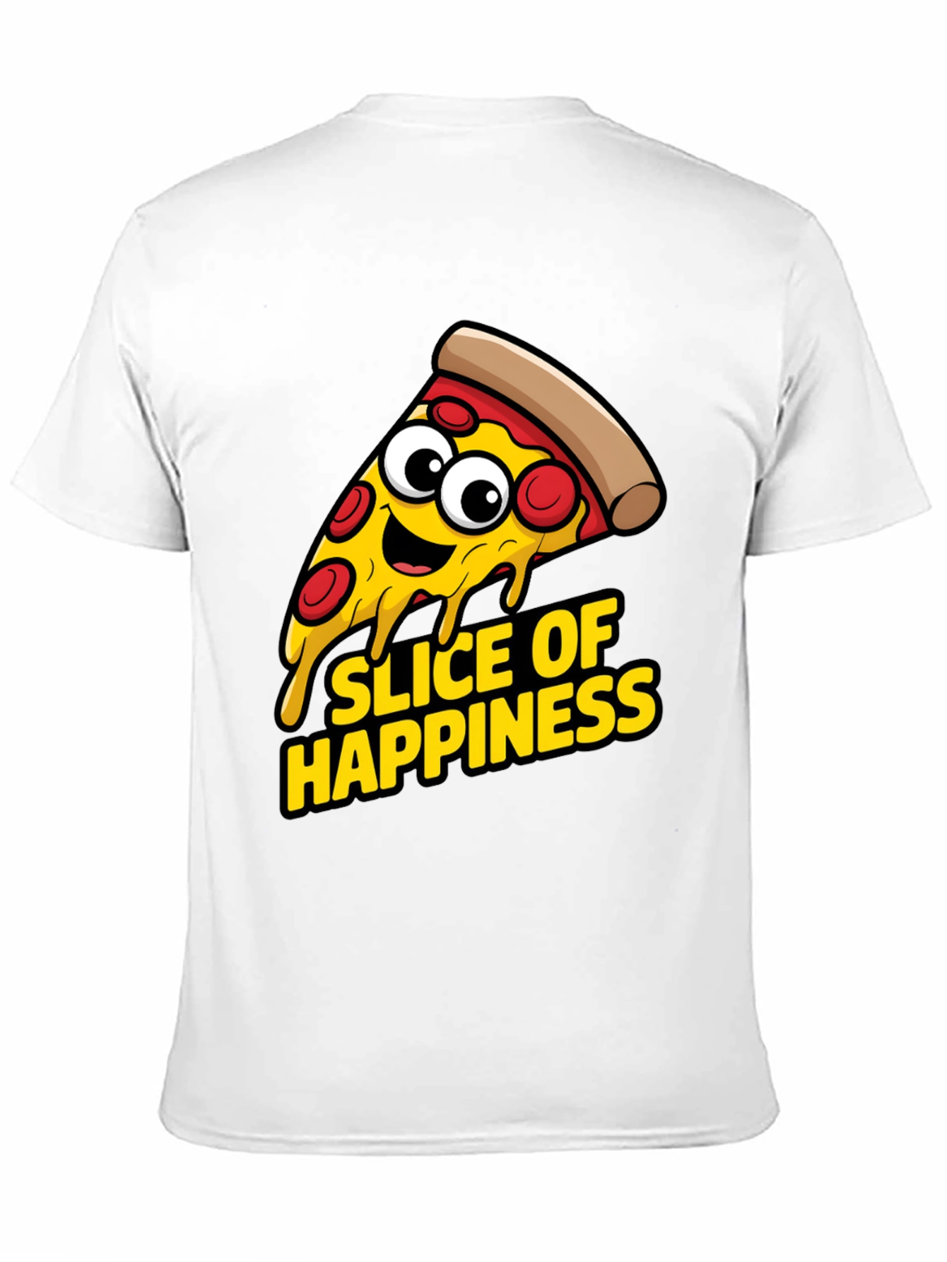 Slice of Happiness T-Shirt - Pizza Lover Apparel