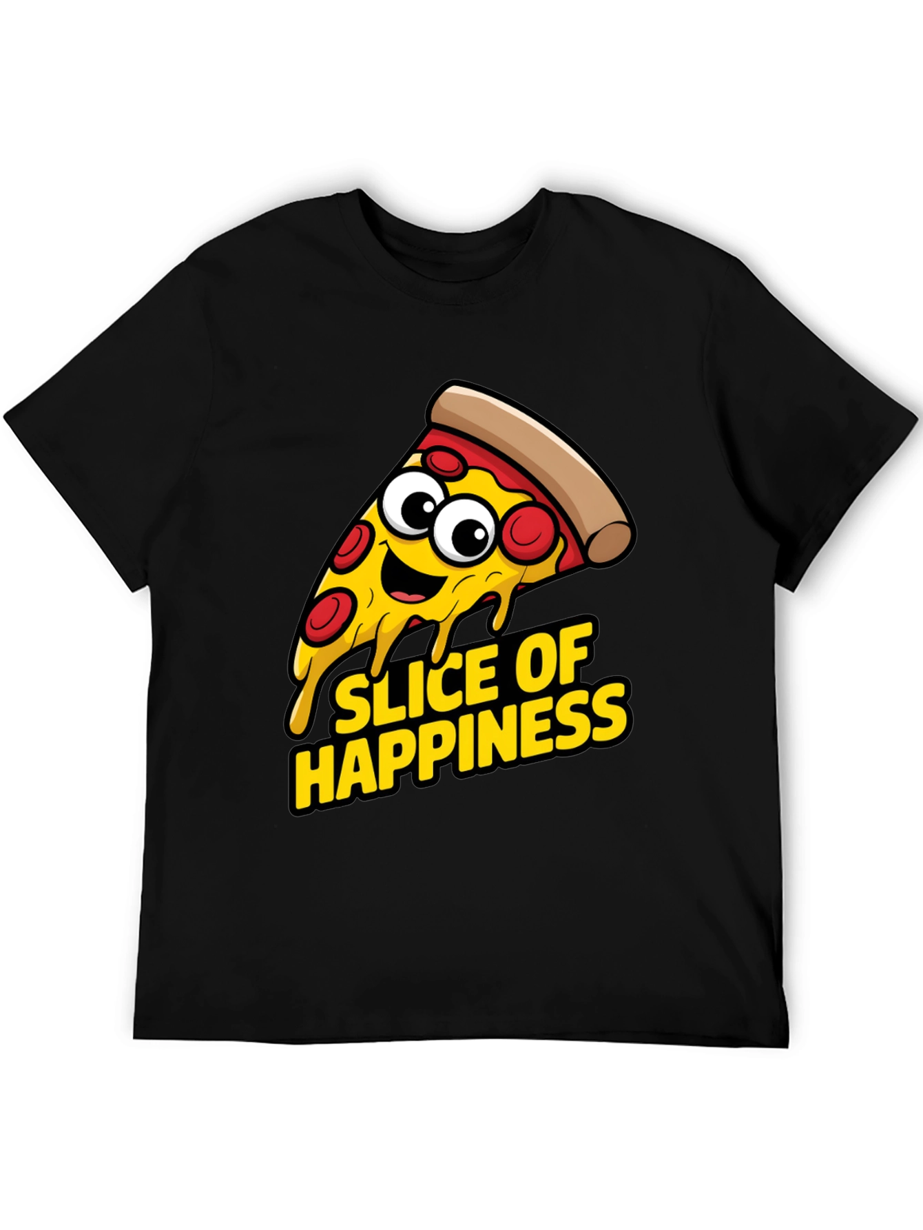 Slice of Happiness T-Shirt - Pizza Lover Apparel