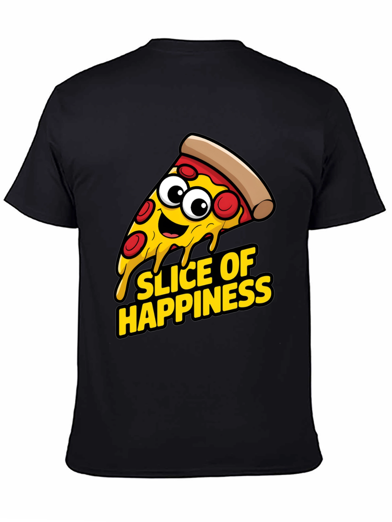 Slice of Happiness T-Shirt - Pizza Lover Apparel