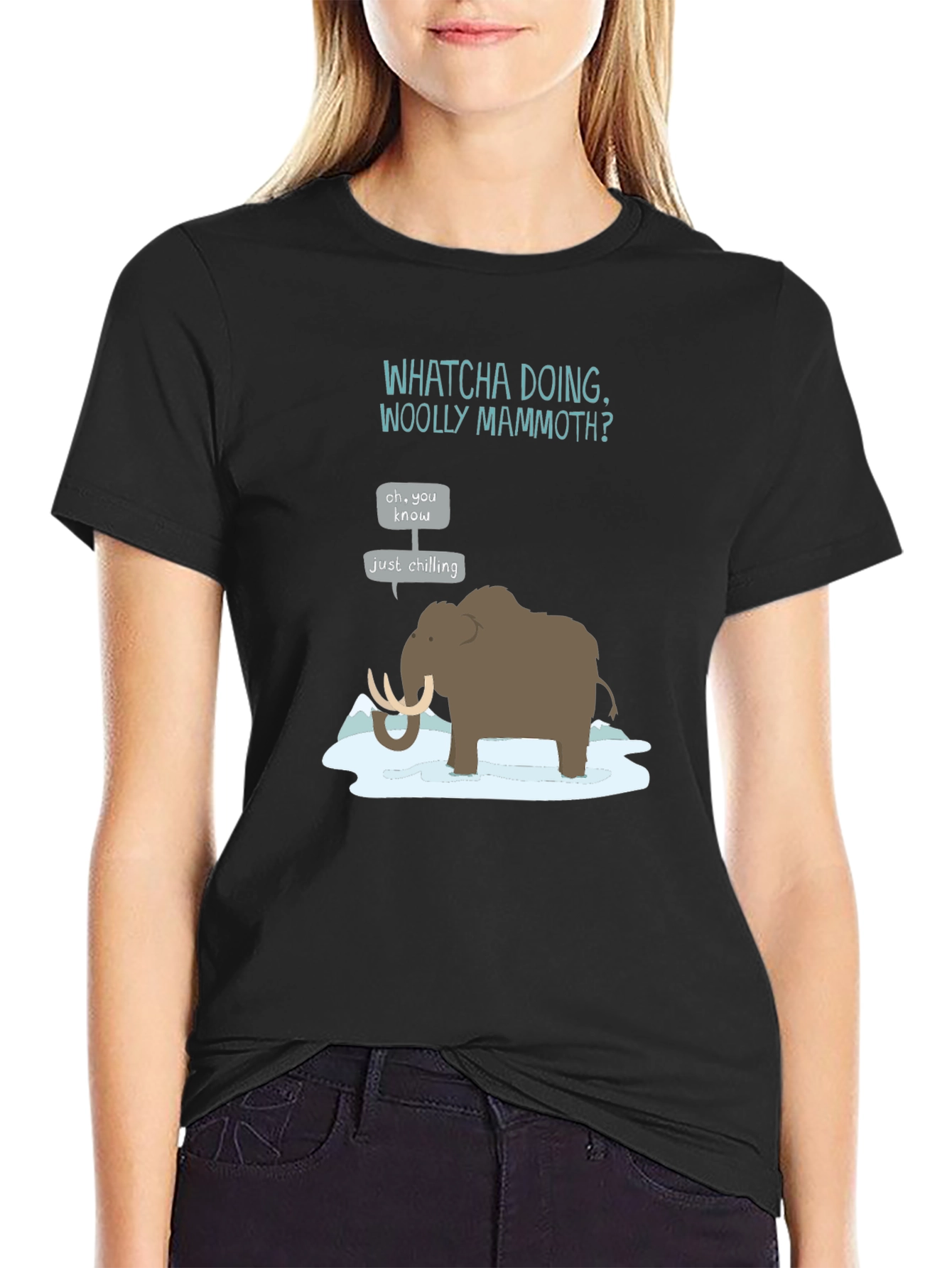 Whatcha Doing Woolly Mammoth? Graphic Tee