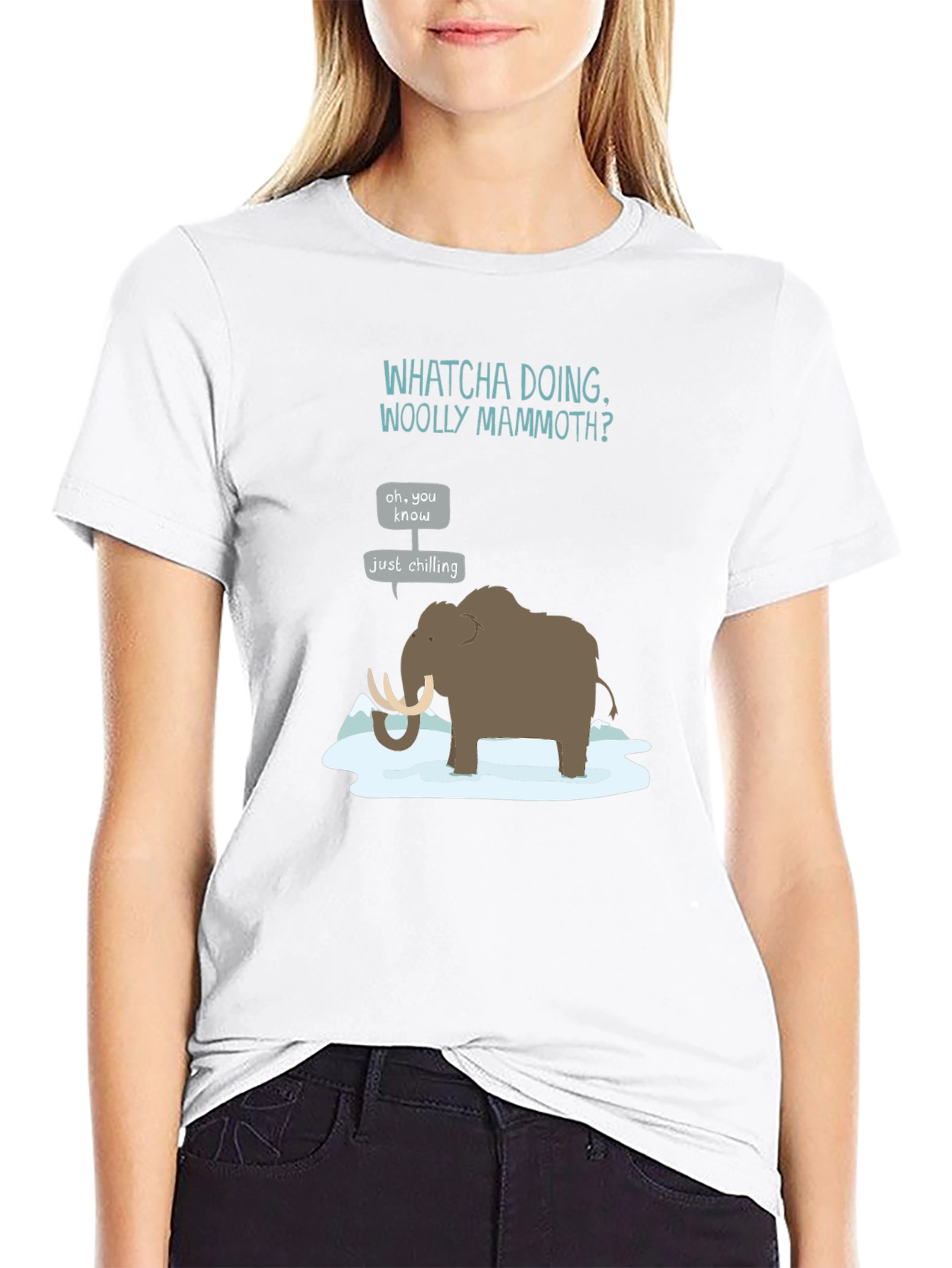 Whatcha Doing Woolly Mammoth? Graphic Tee