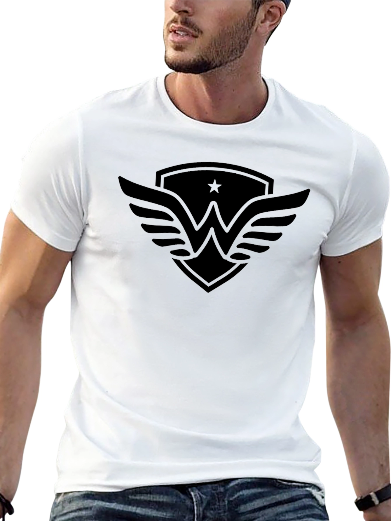 Wonder Woman Logo Black T-Shirt