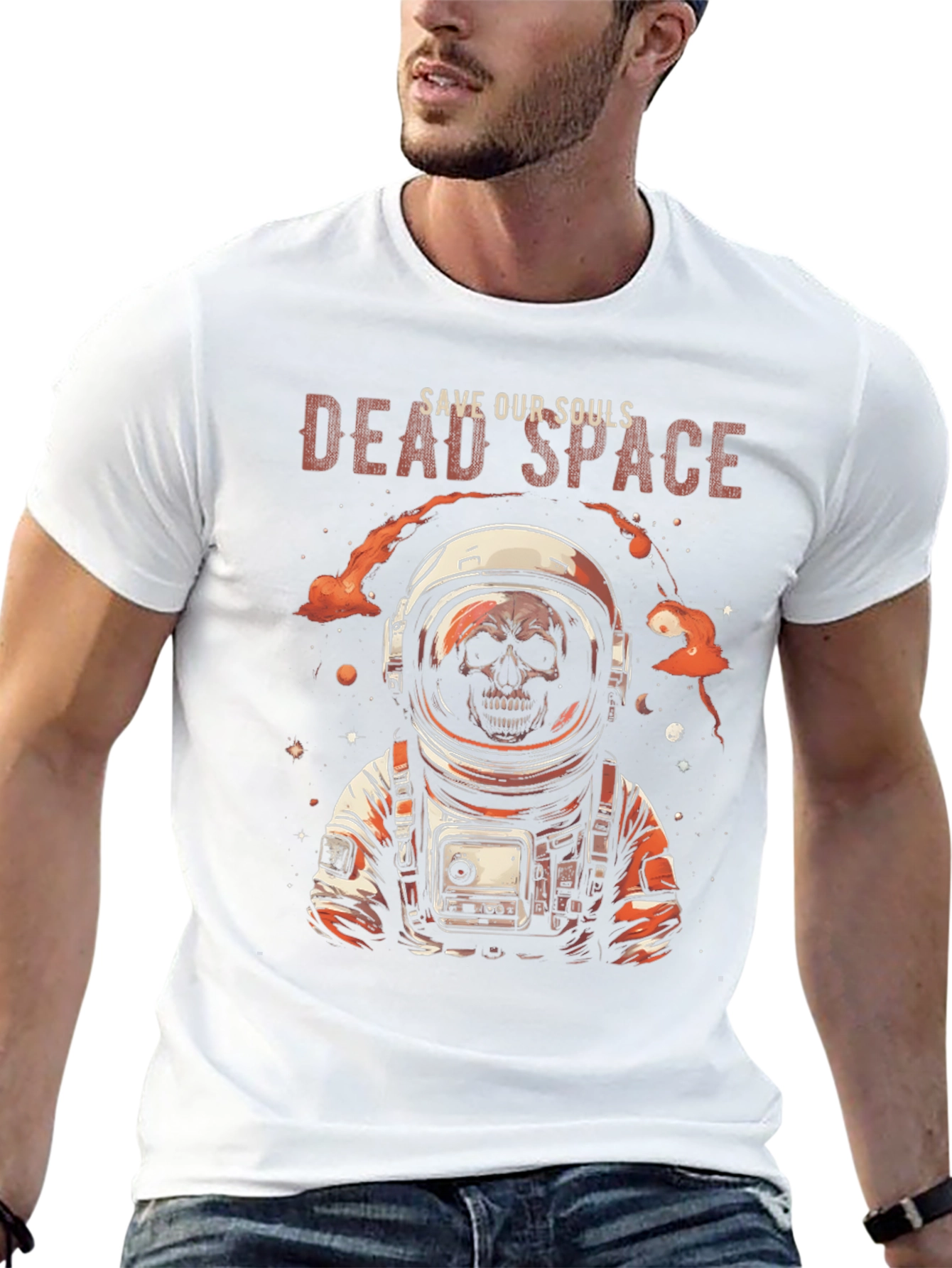 Dead Space Astronaut Skull T-Shirt