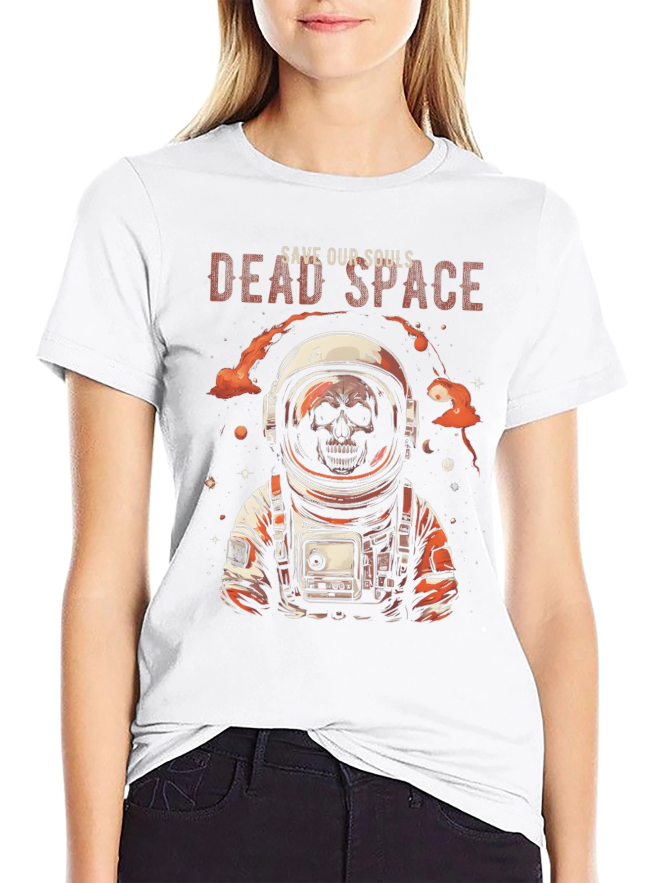 Dead Space Astronaut Skull T-Shirt