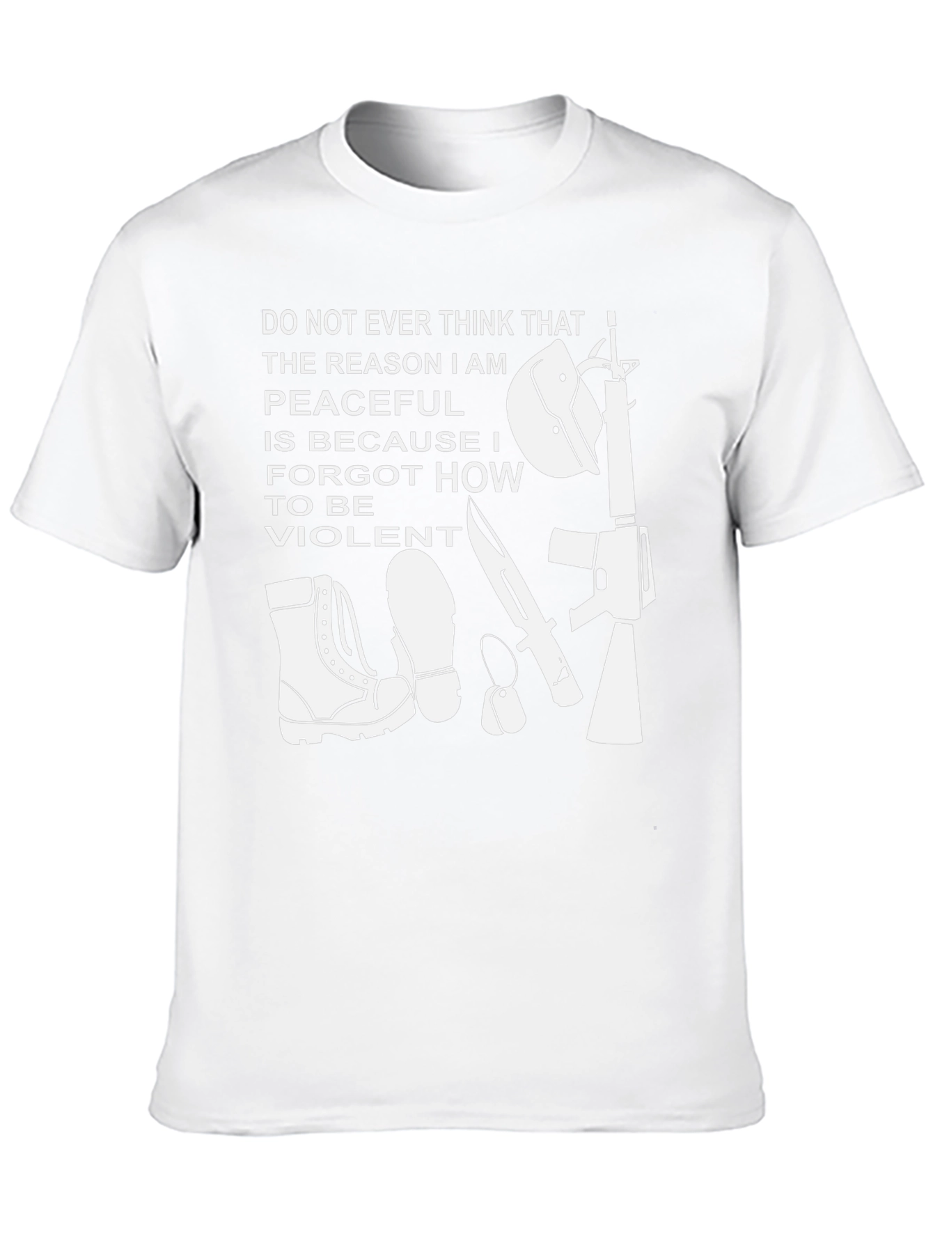 Violent Peaceful Graphic T-Shirt