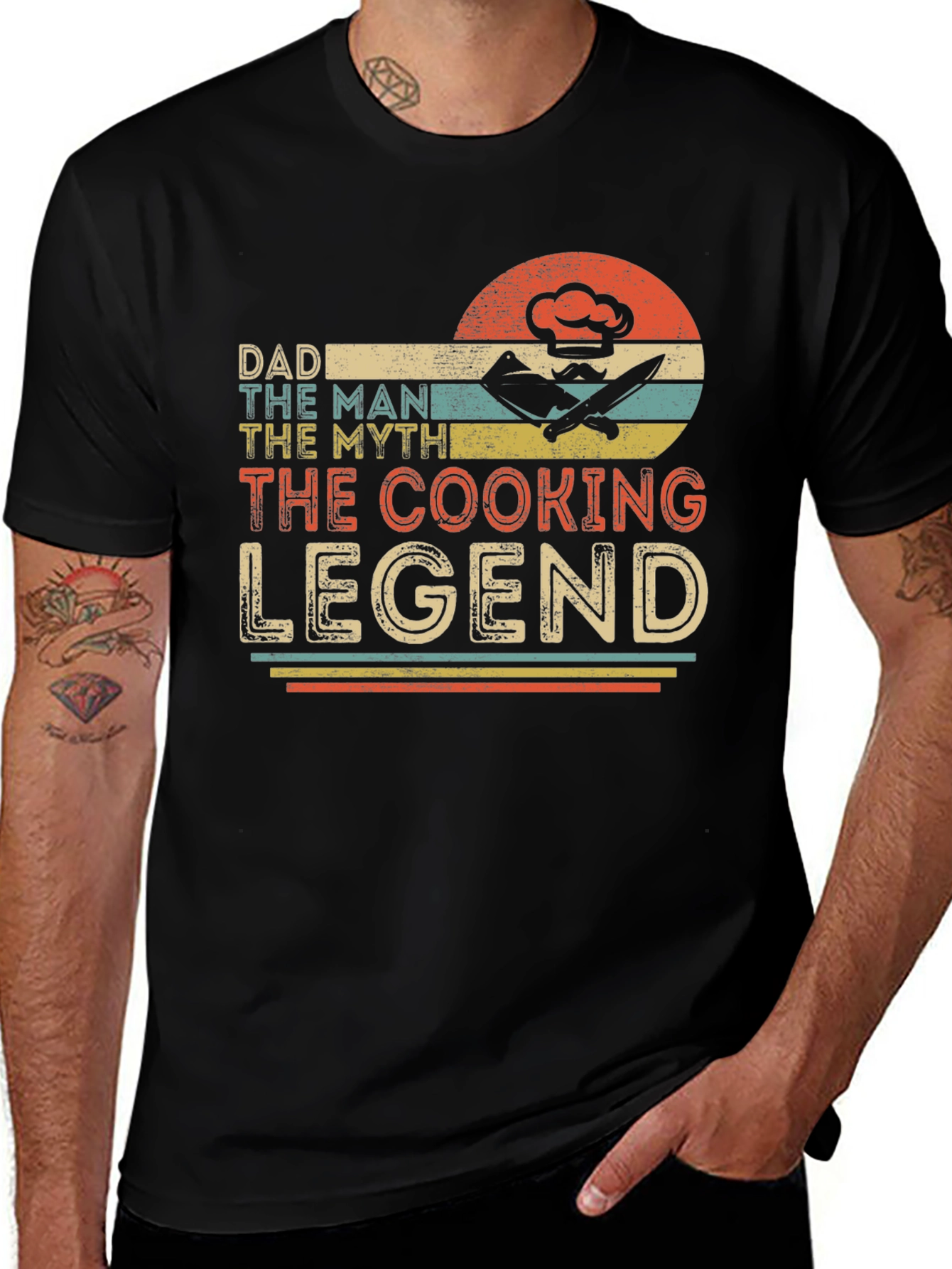 Dad the Cooking Legend Graphic Tee