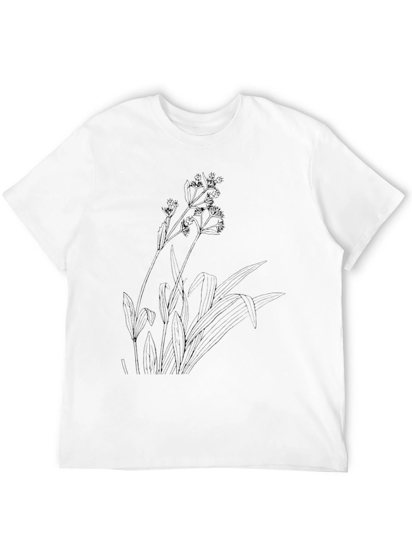 Botanical Print Tee - Stylish & Unique