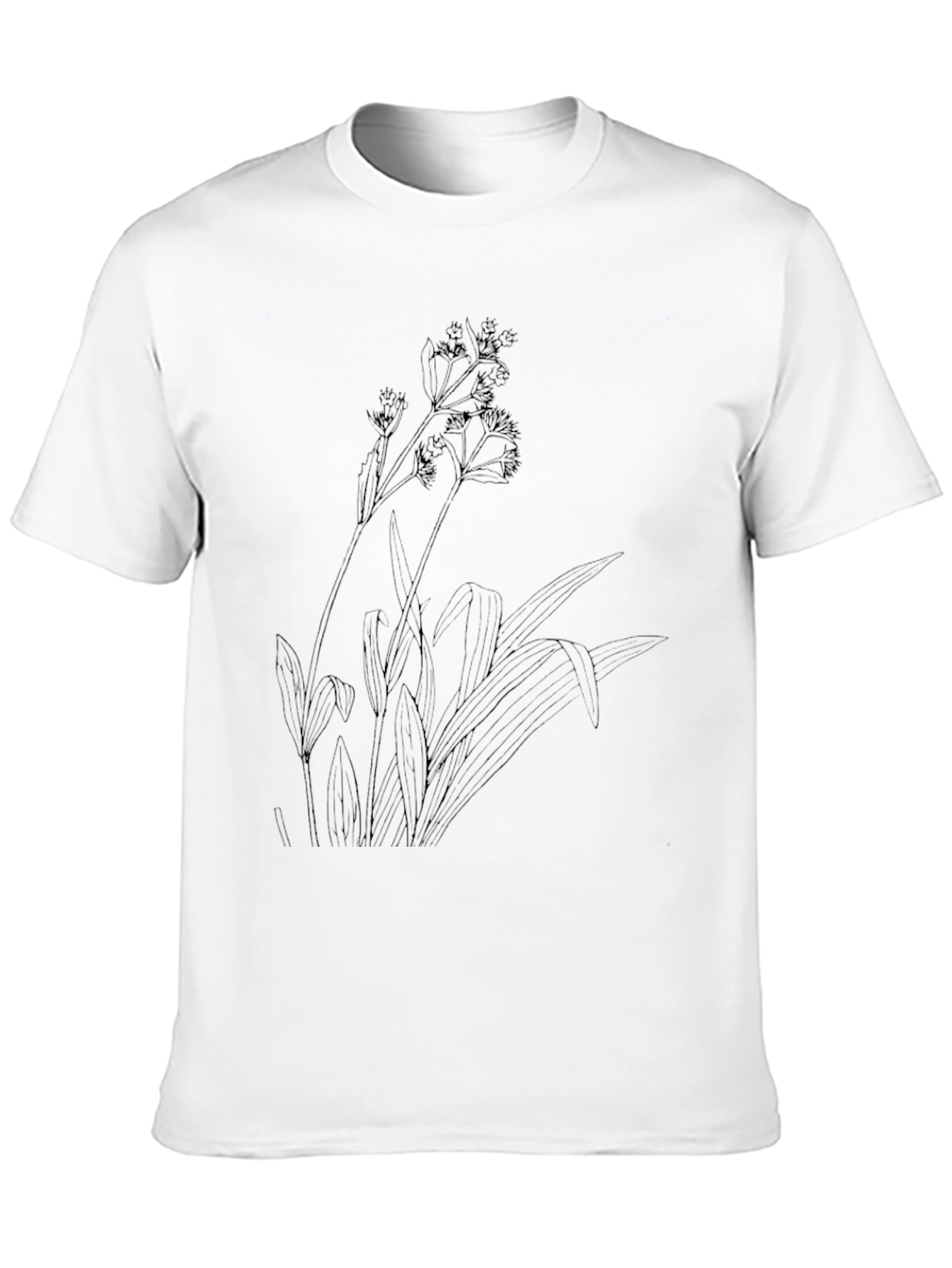 Botanical Print Tee - Stylish & Unique