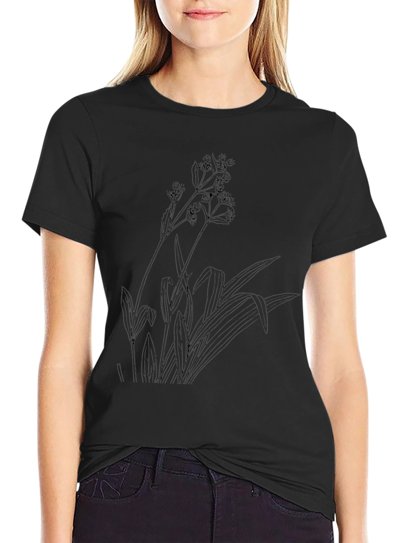 Botanical Print Tee - Stylish & Unique