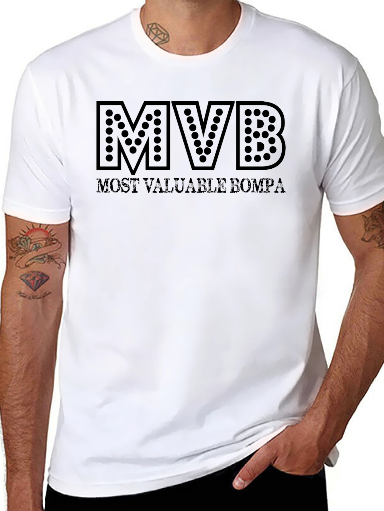 MVB Most Valuable Bompa Black T-Shirt