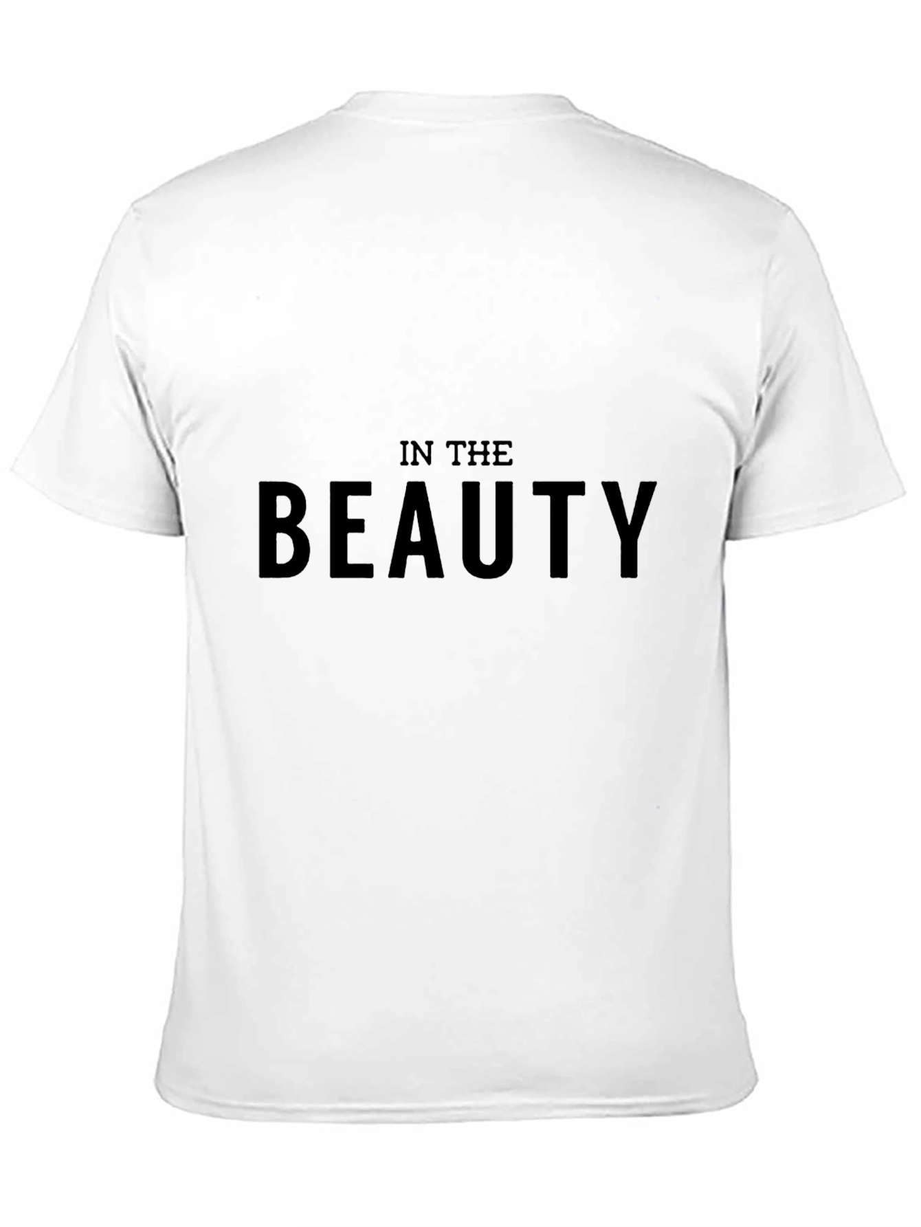 In The Beauty Black Graphic Tee