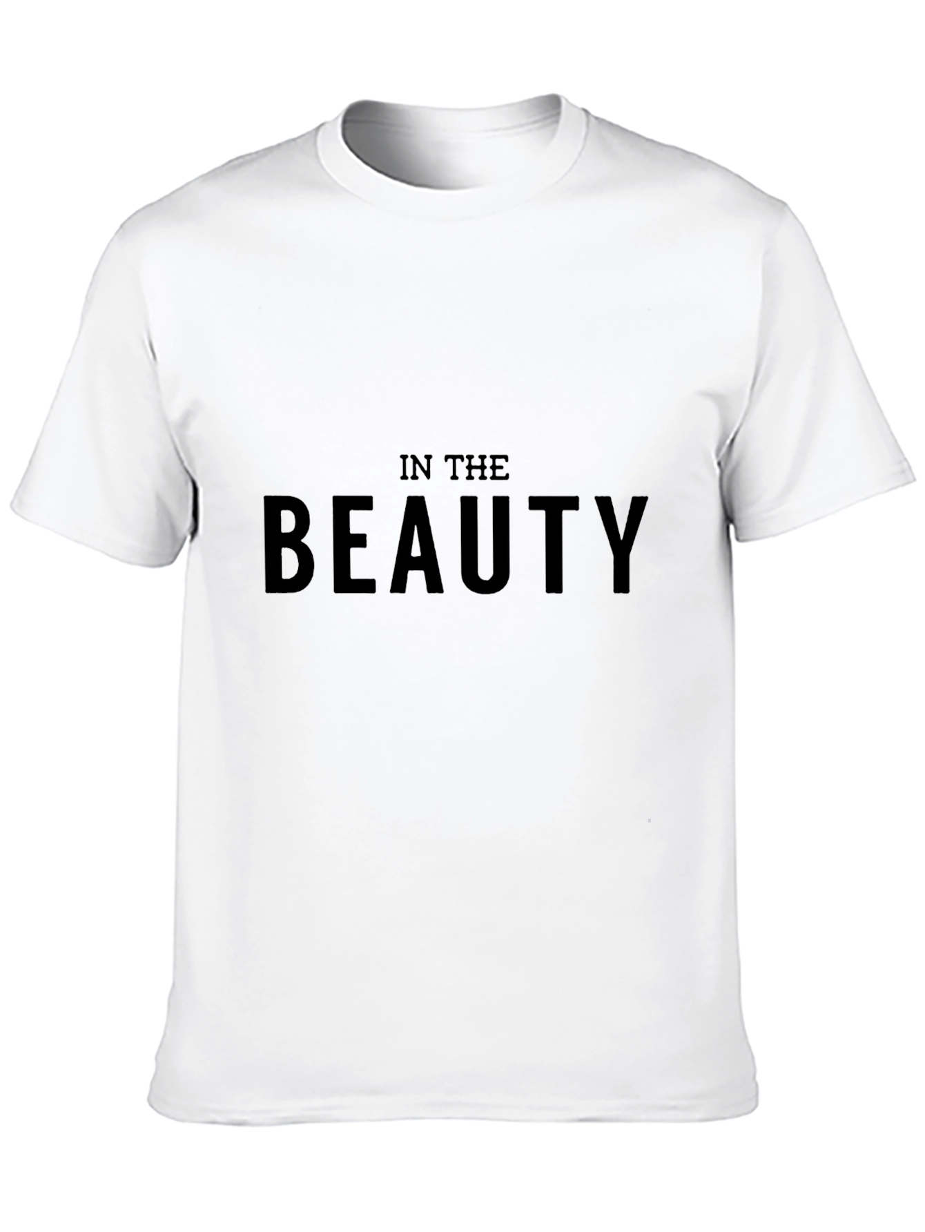 In The Beauty Black Graphic Tee