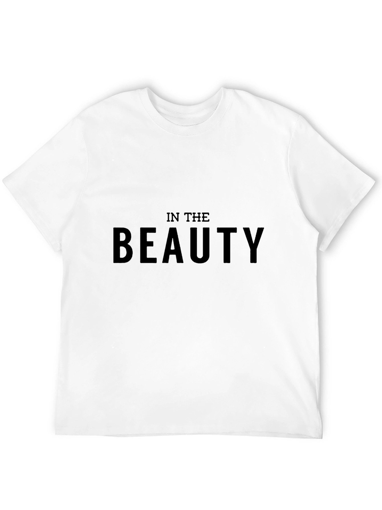 In The Beauty Black Graphic Tee