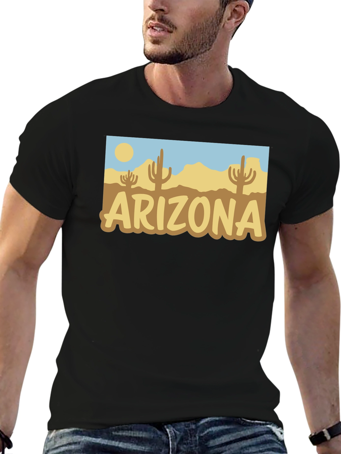 Arizona Desert Graphic Tee - Stylish Cotton T-Shirt