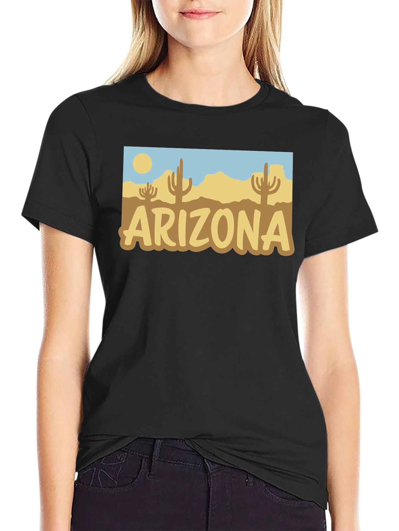 Arizona Desert Graphic Tee - Stylish Cotton T-Shirt