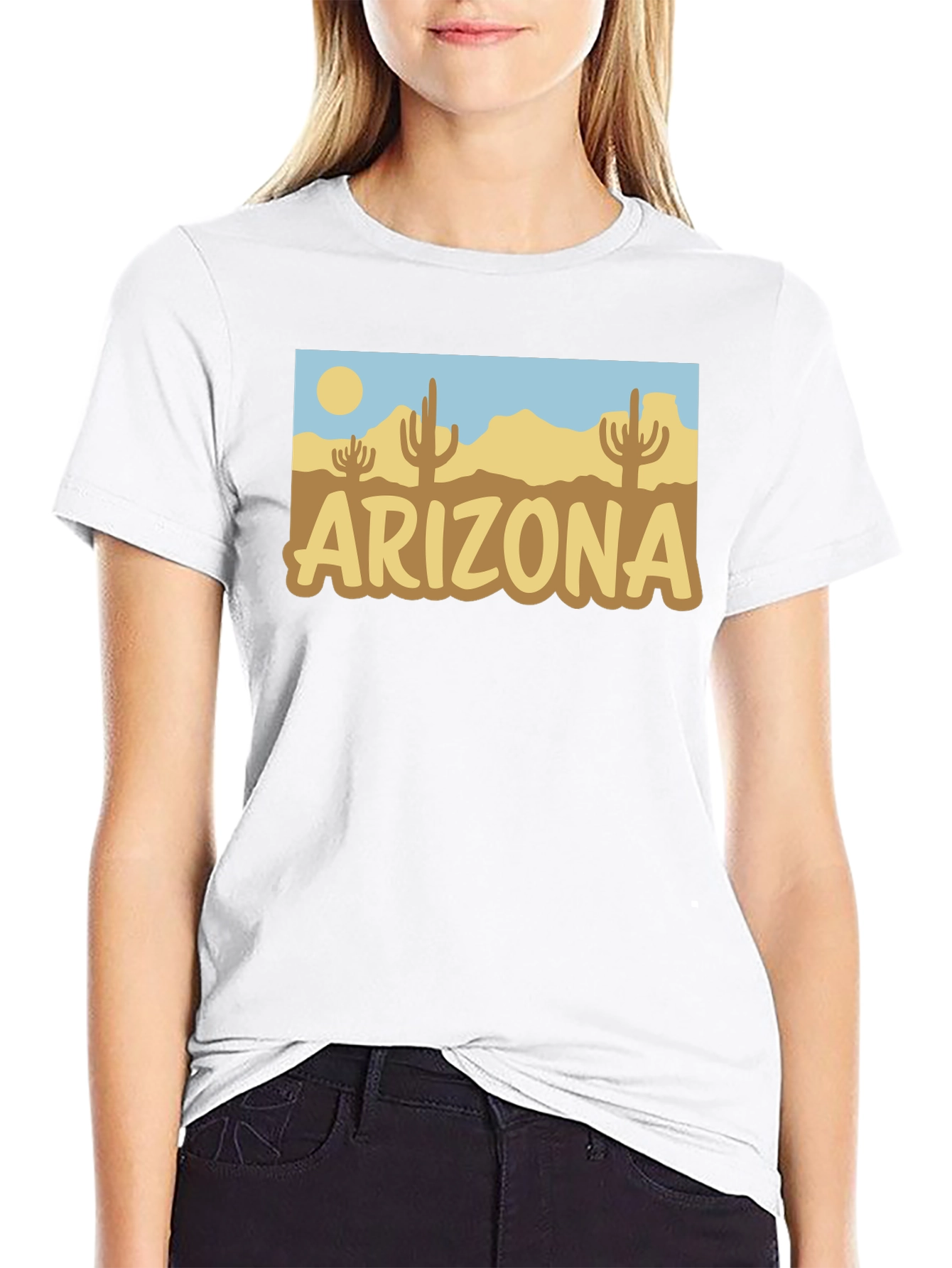 Arizona Desert Graphic Tee - Stylish Cotton T-Shirt