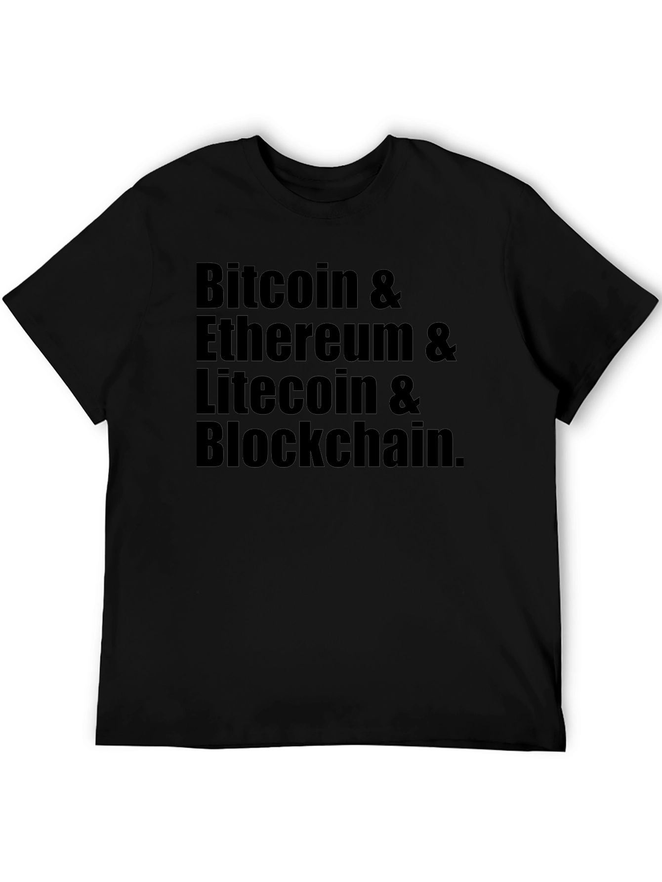 Bitcoin & Ethereum T-Shirt - Cryptocurrency Tee
