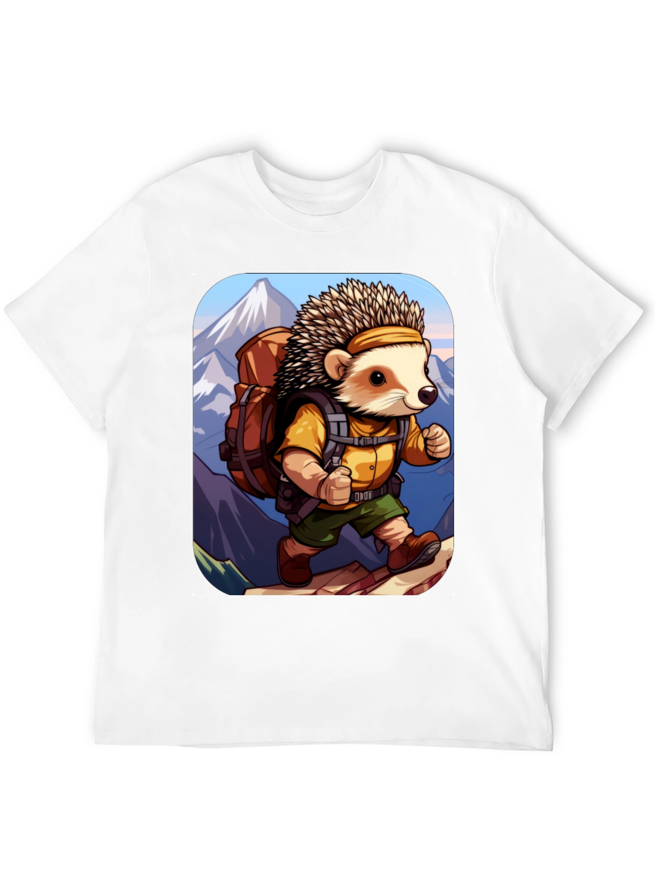 Hiking Hedgehog T-Shirt